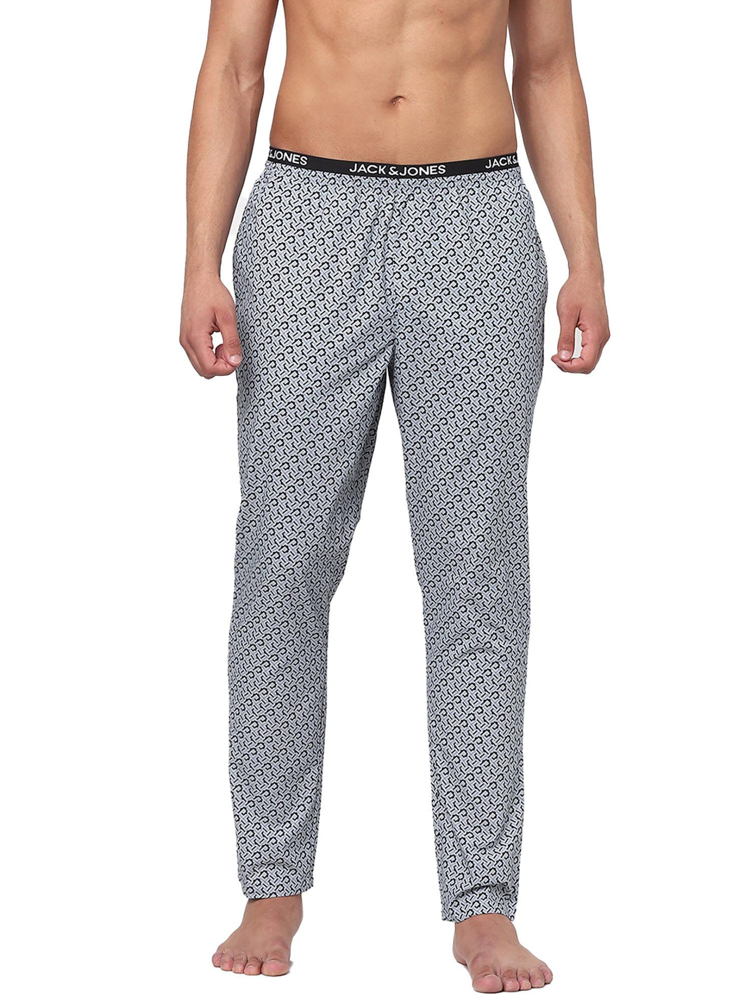 Grey Printed Camo Pyjamas