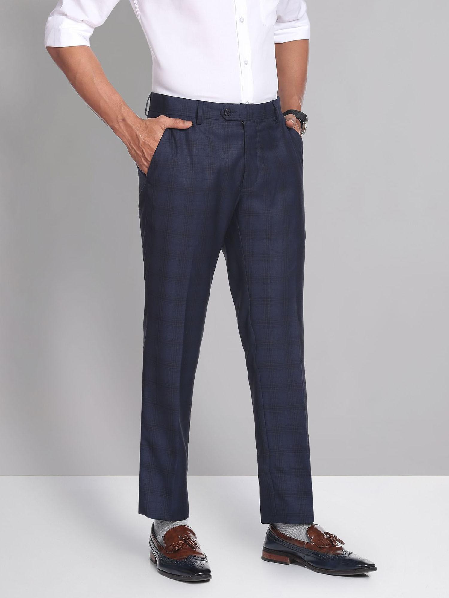 tartan-check-twill-formal-trousers-blue