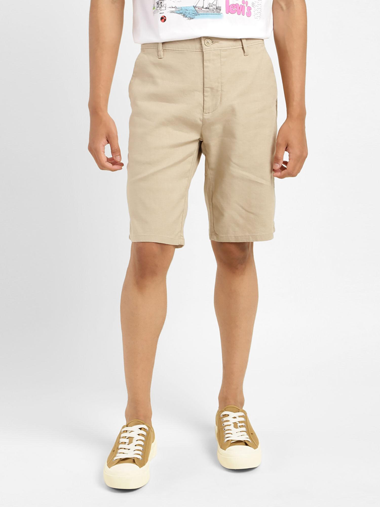 Men Linen Chino Shorts