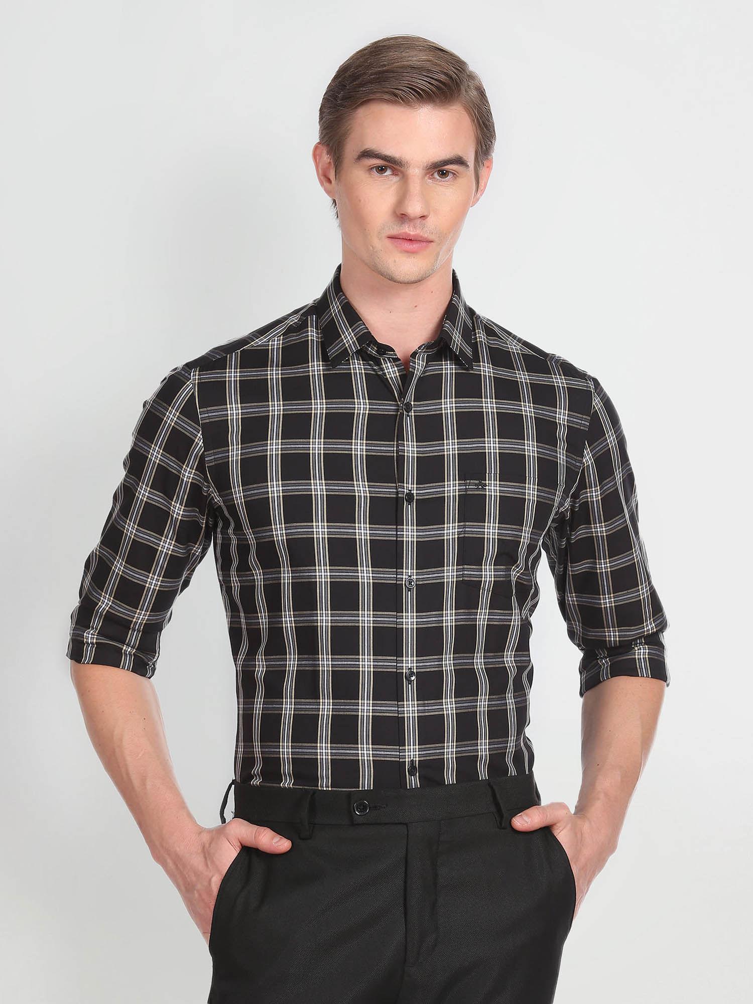 tartan-checks-cotton-twill-shirt
