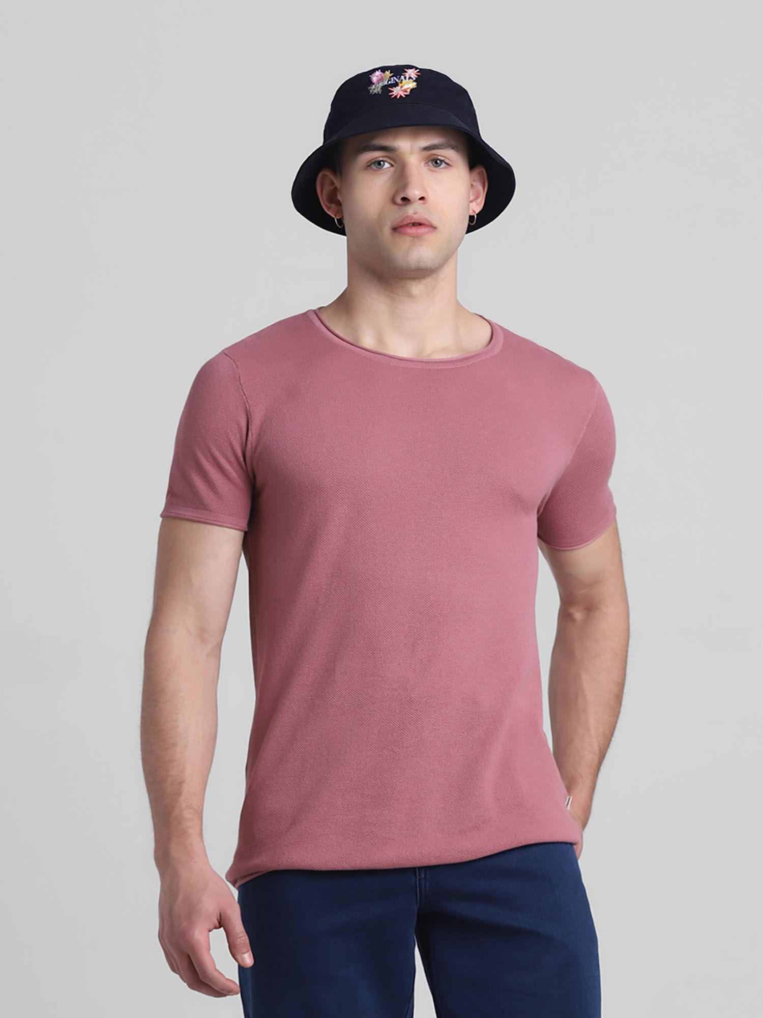 Pink Slim Fit T-Shirt