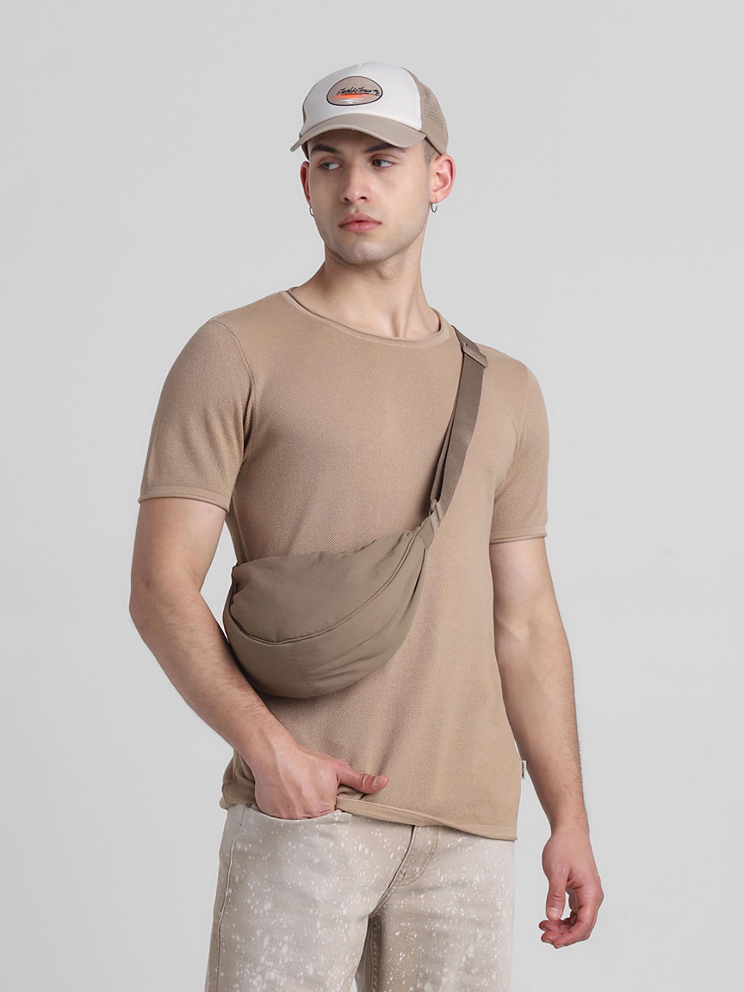 brown-slim-fit-t-shirt