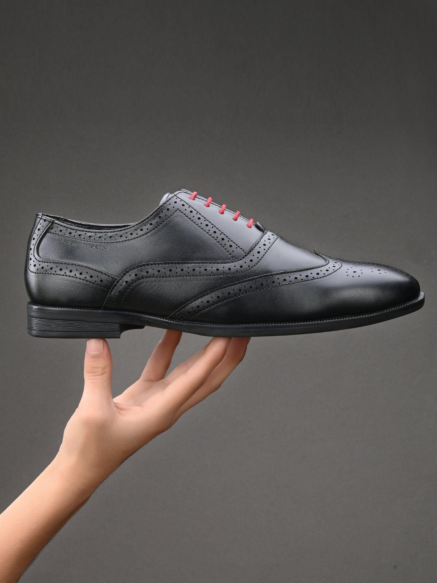 genuine-leather-black-formal-brogue-shoes