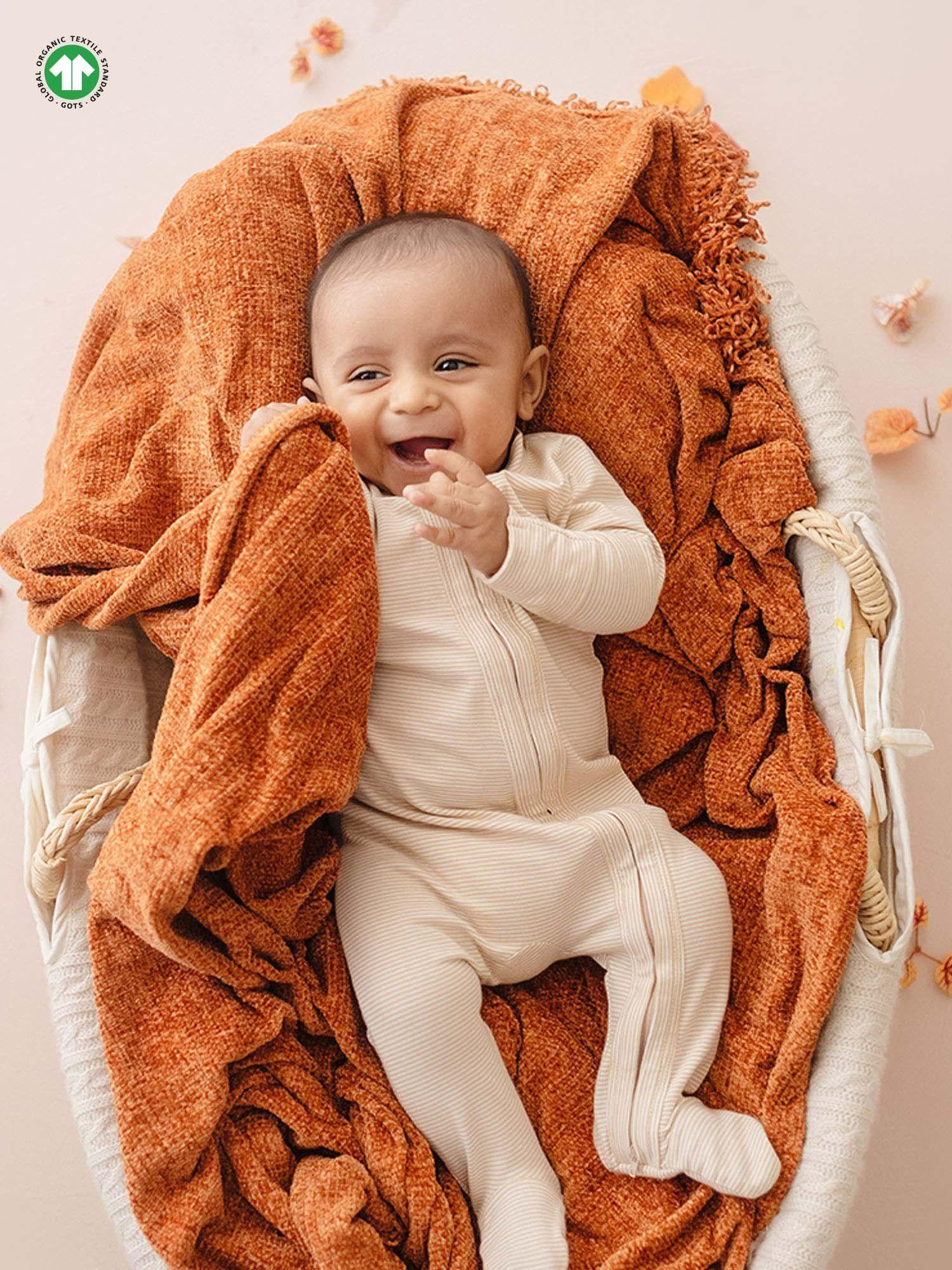 Organic Cotton Yellow Onesie Romper Bodysuit for Babies