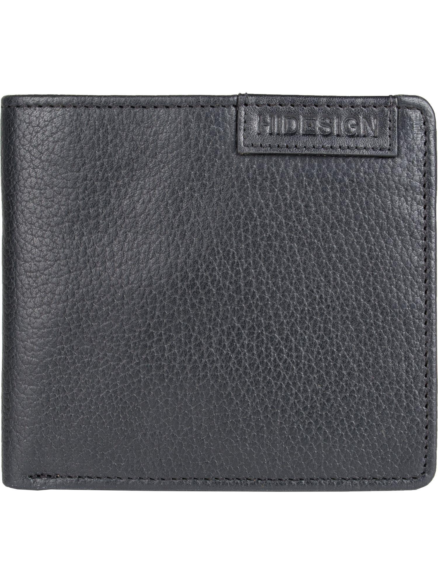 Reg Prn Mel Ran- Black Bi-Fold Wallet