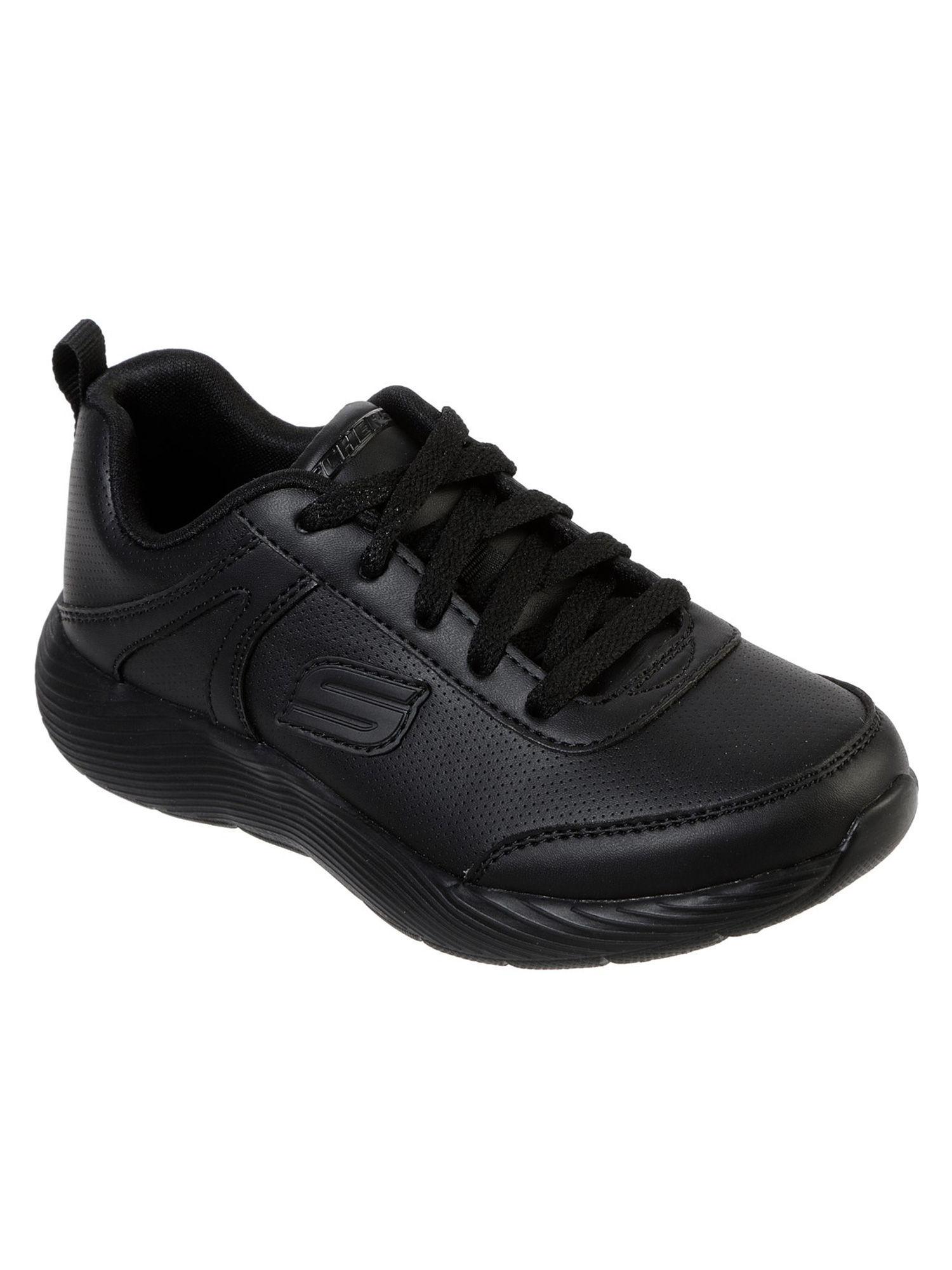 Black Dyna Lite Leap N'Learn Solid Running Shoes