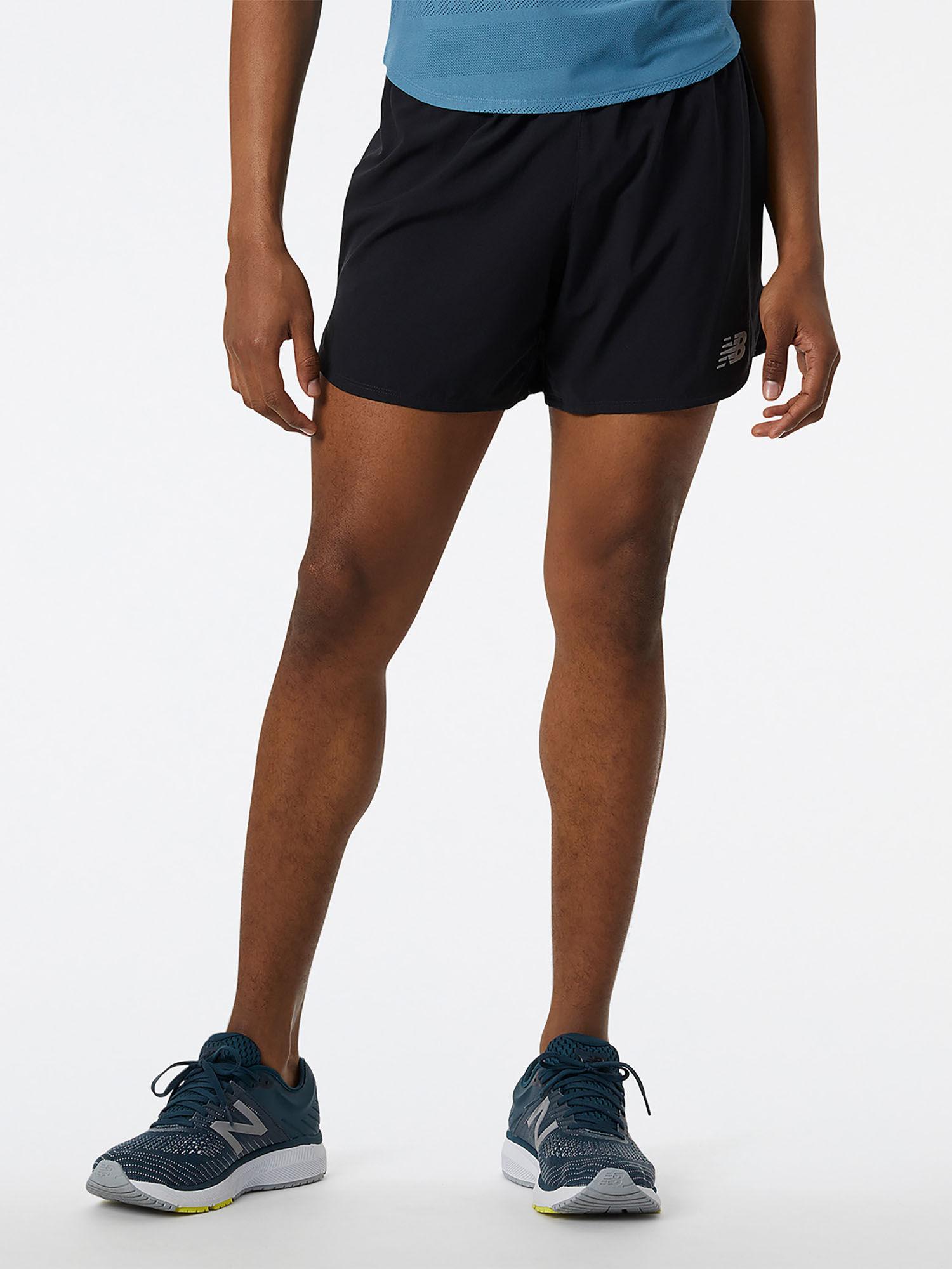 Men Black Mid Rise Sports Shorts