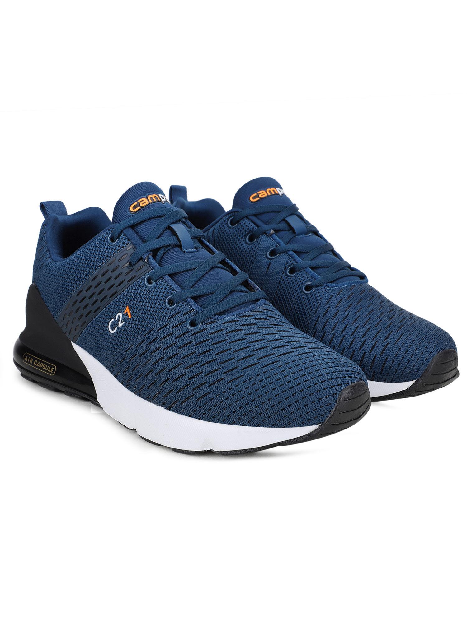 Valeno Blue Running Shoes For Men