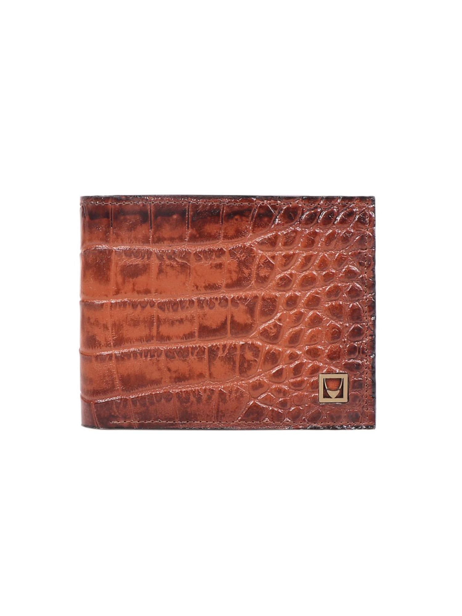 Ferno W2-Croco Textured Mens Bi-Fold Wallet