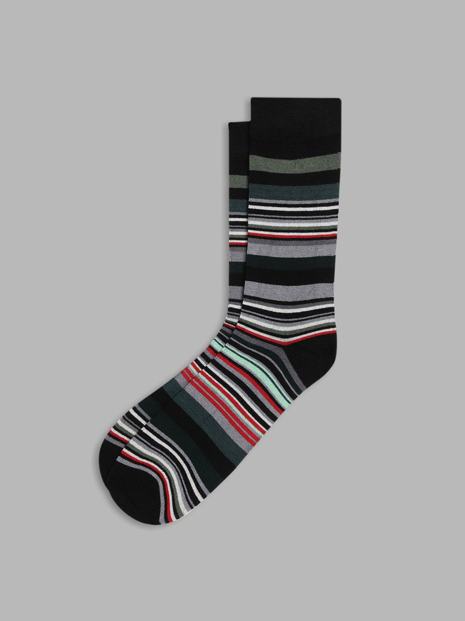 mens-black-&-multi-color-stripes-socks