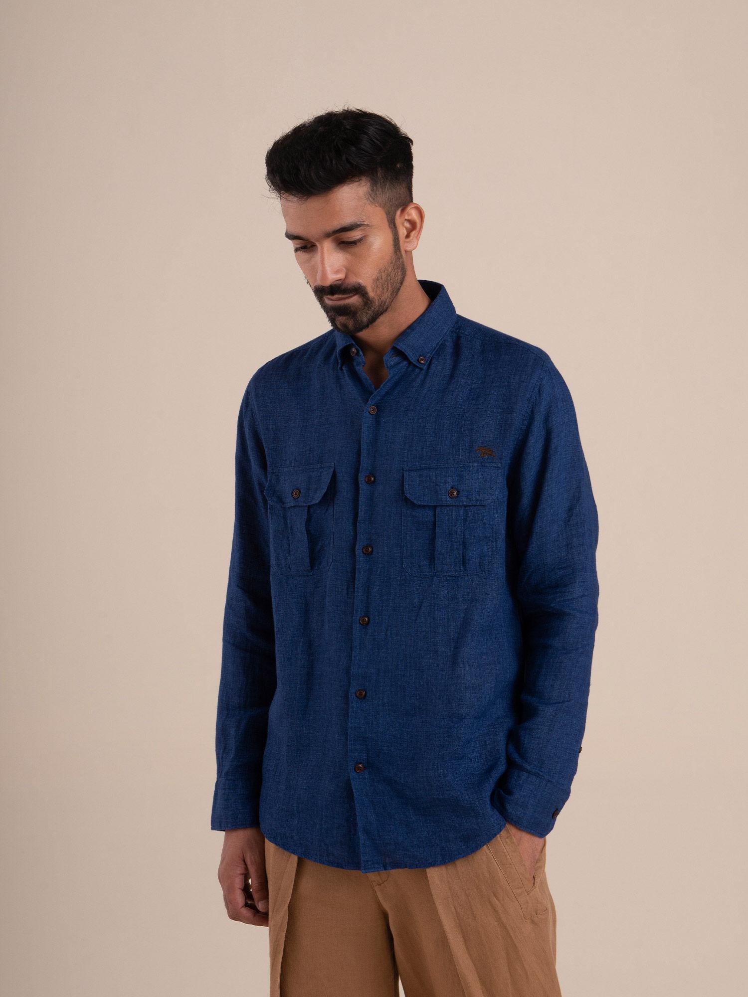 azure-explorer-regular-fit-blue-shirt
