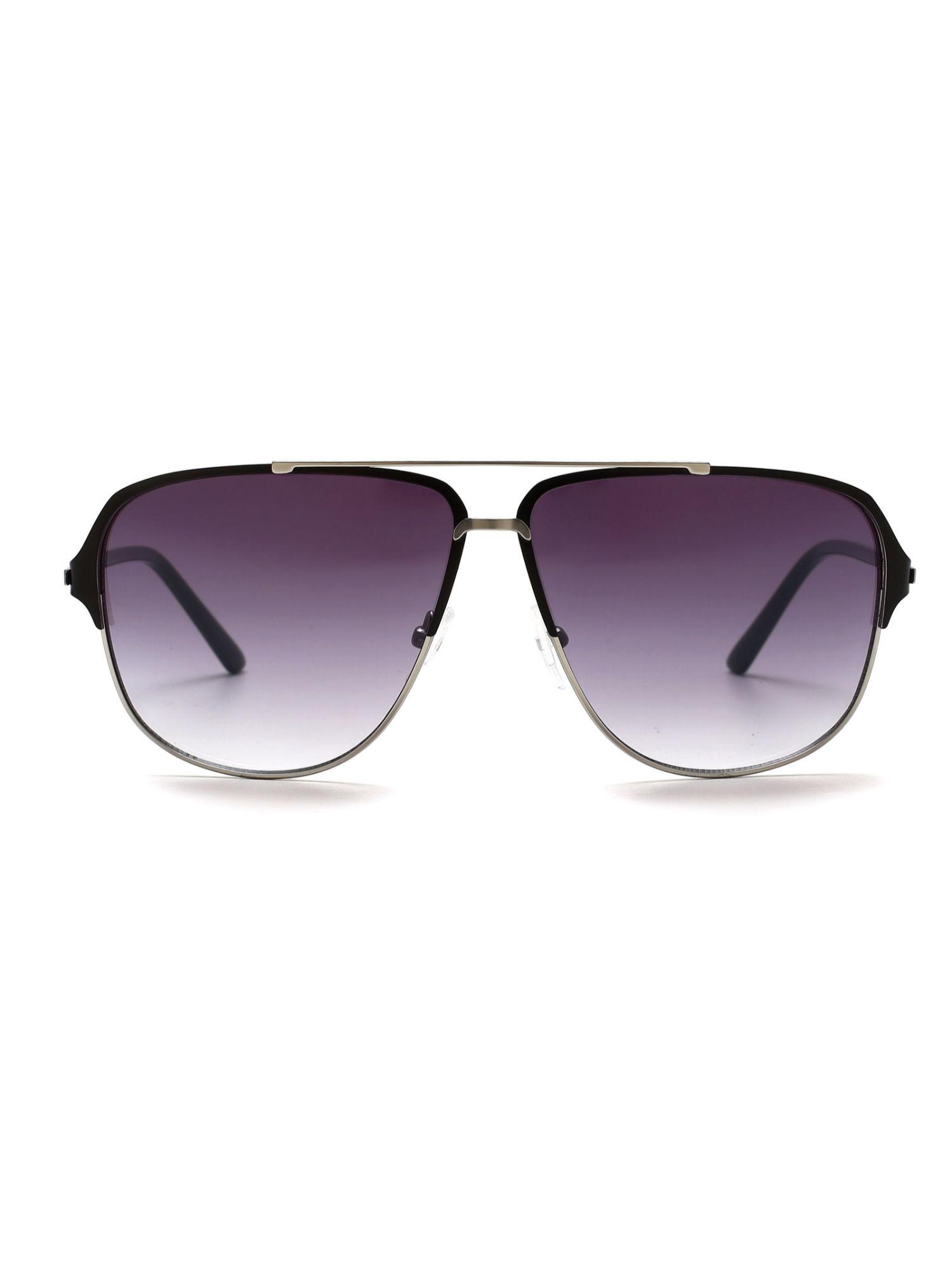 Navigator Sunglasses with Purple Lens for Men