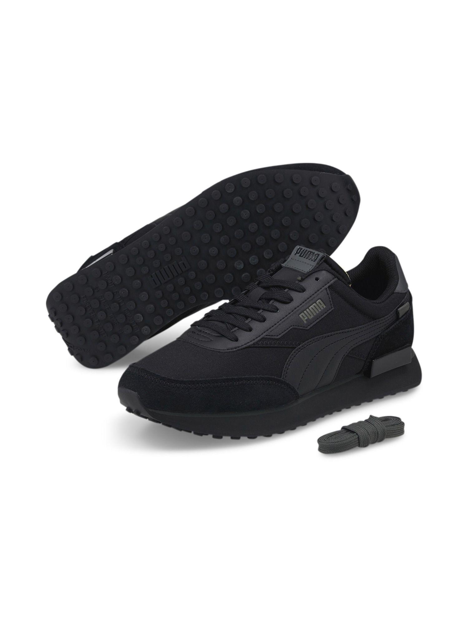 Future Rider Play On Mens Black Sneakers