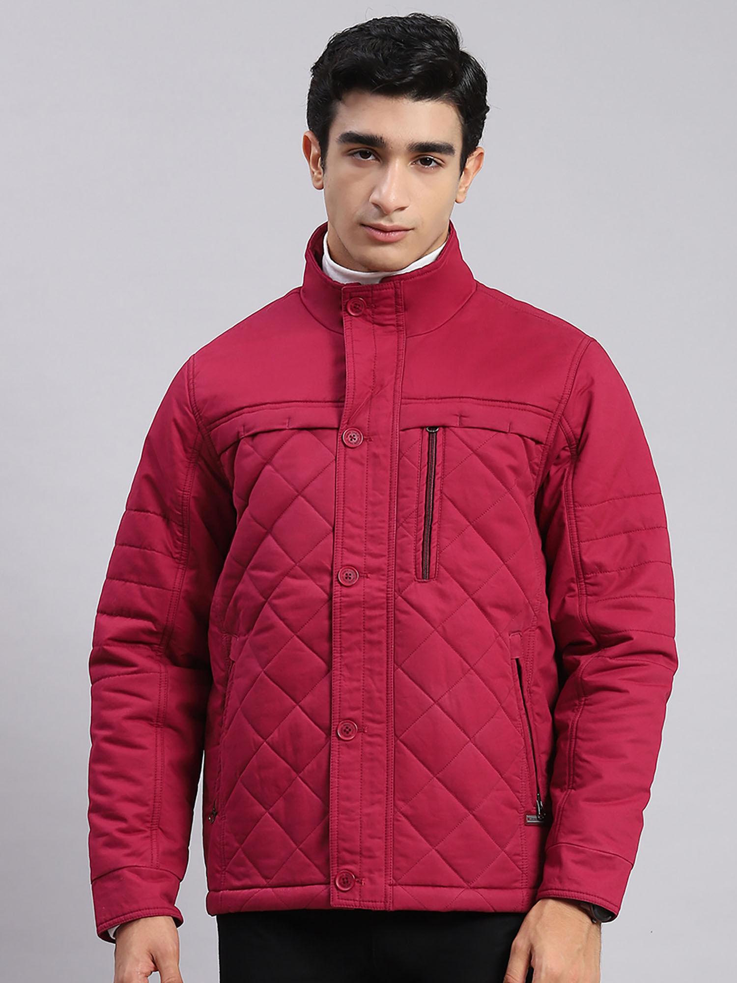 maroon-solid-spread-collar-jacket