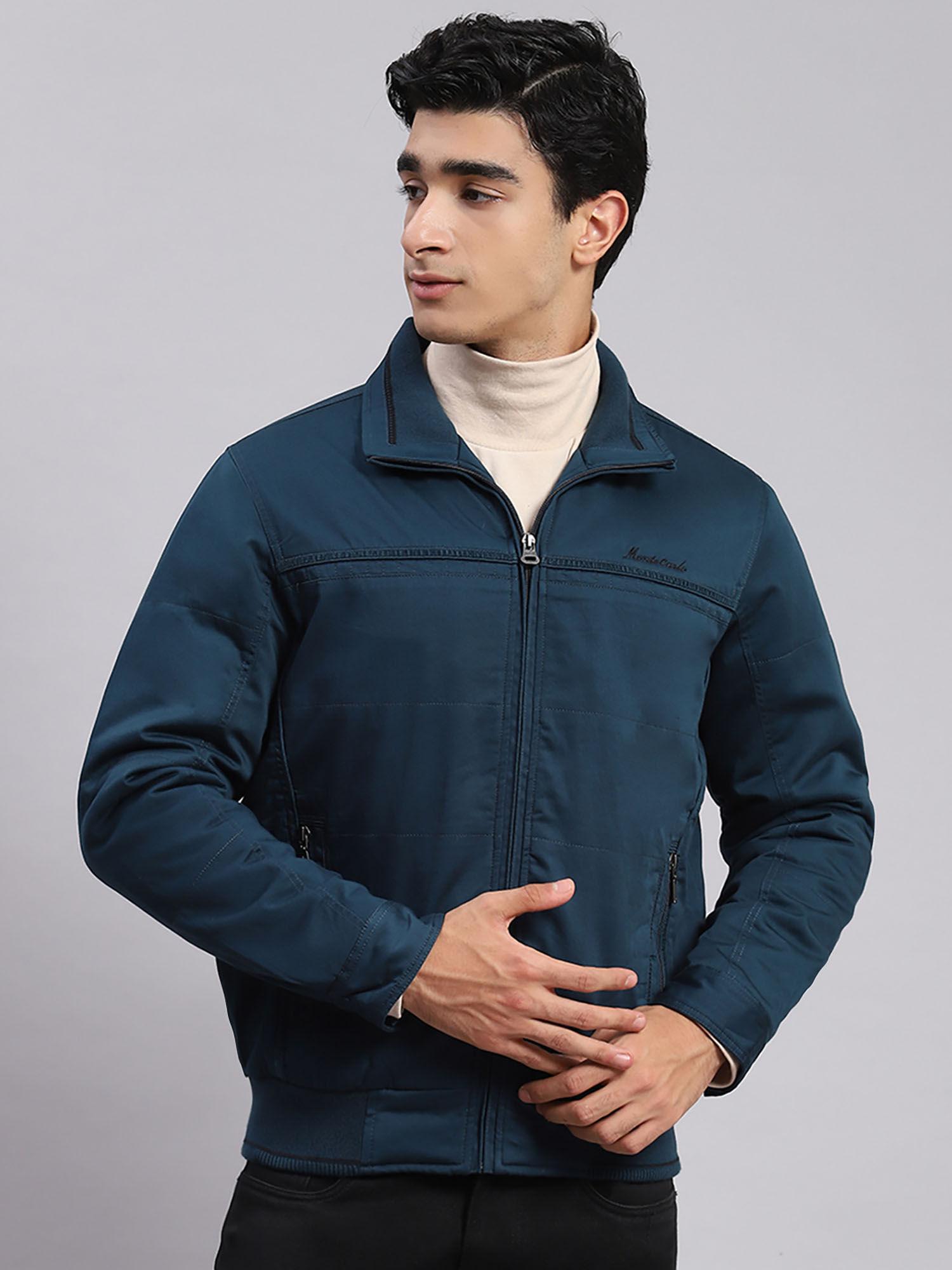 teal-solid-spread-collar-jacket
