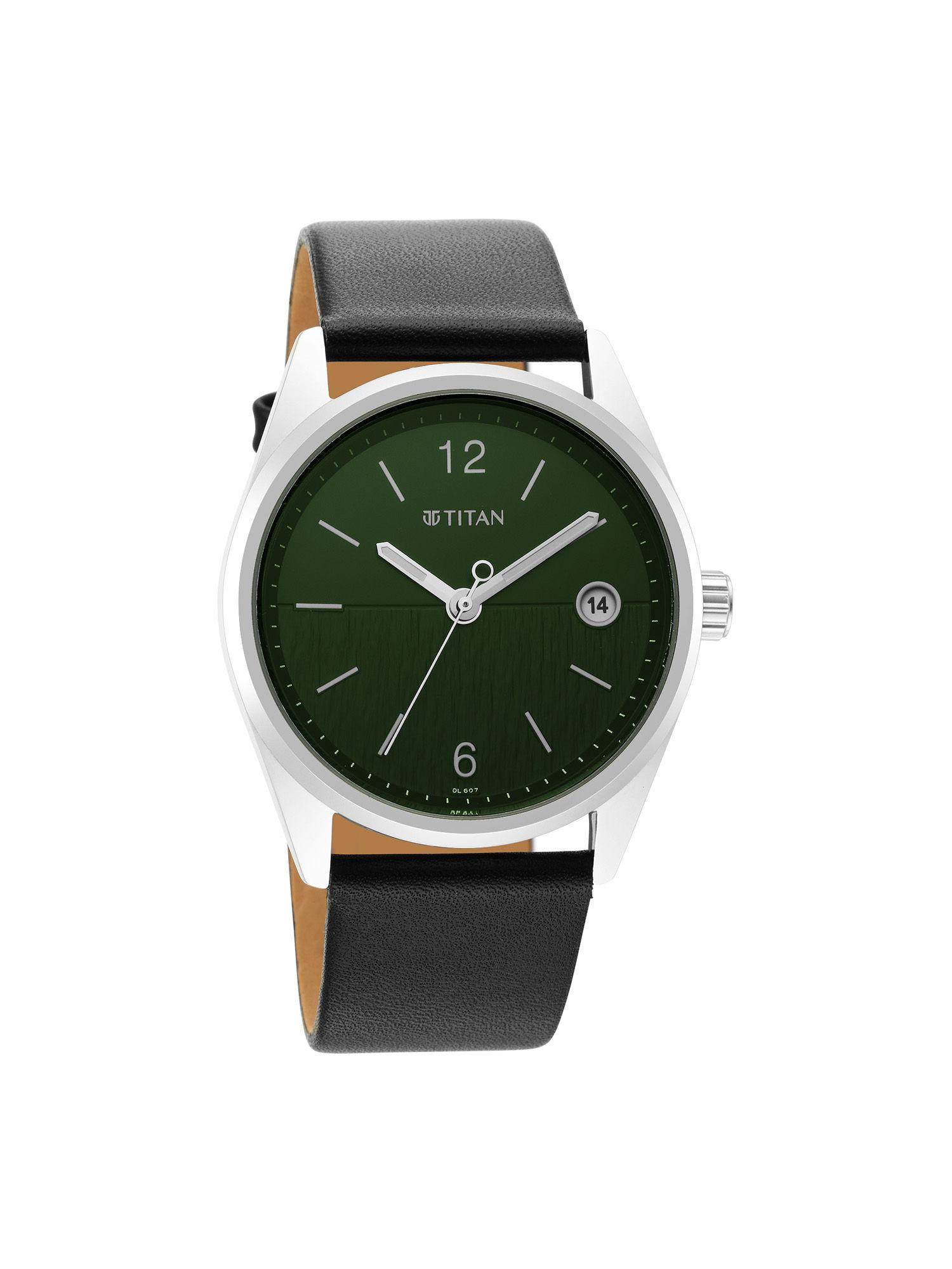 Neo Gents 1729SL07 Green Dial Color Analog Watch for Men