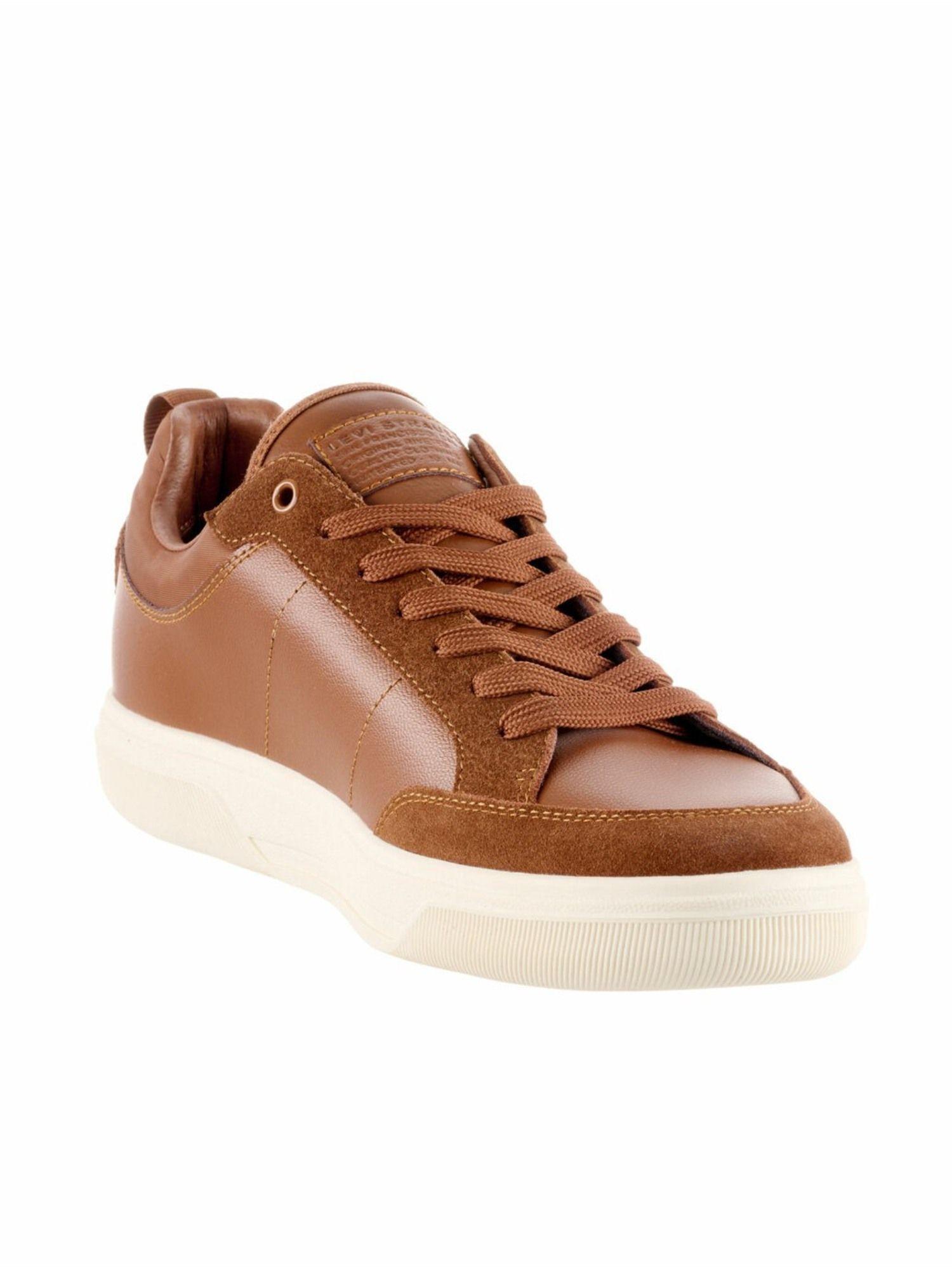 mens-cast-brown-plain-sneakers