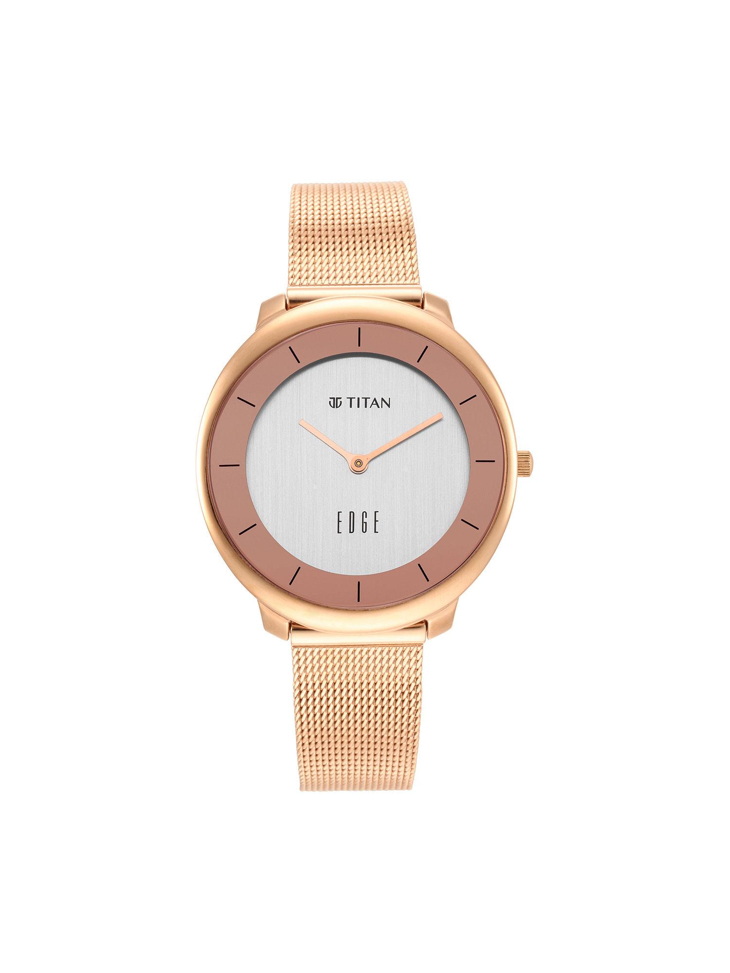 2677WM01-Rose Gold Dial Color Analog Watch for Women