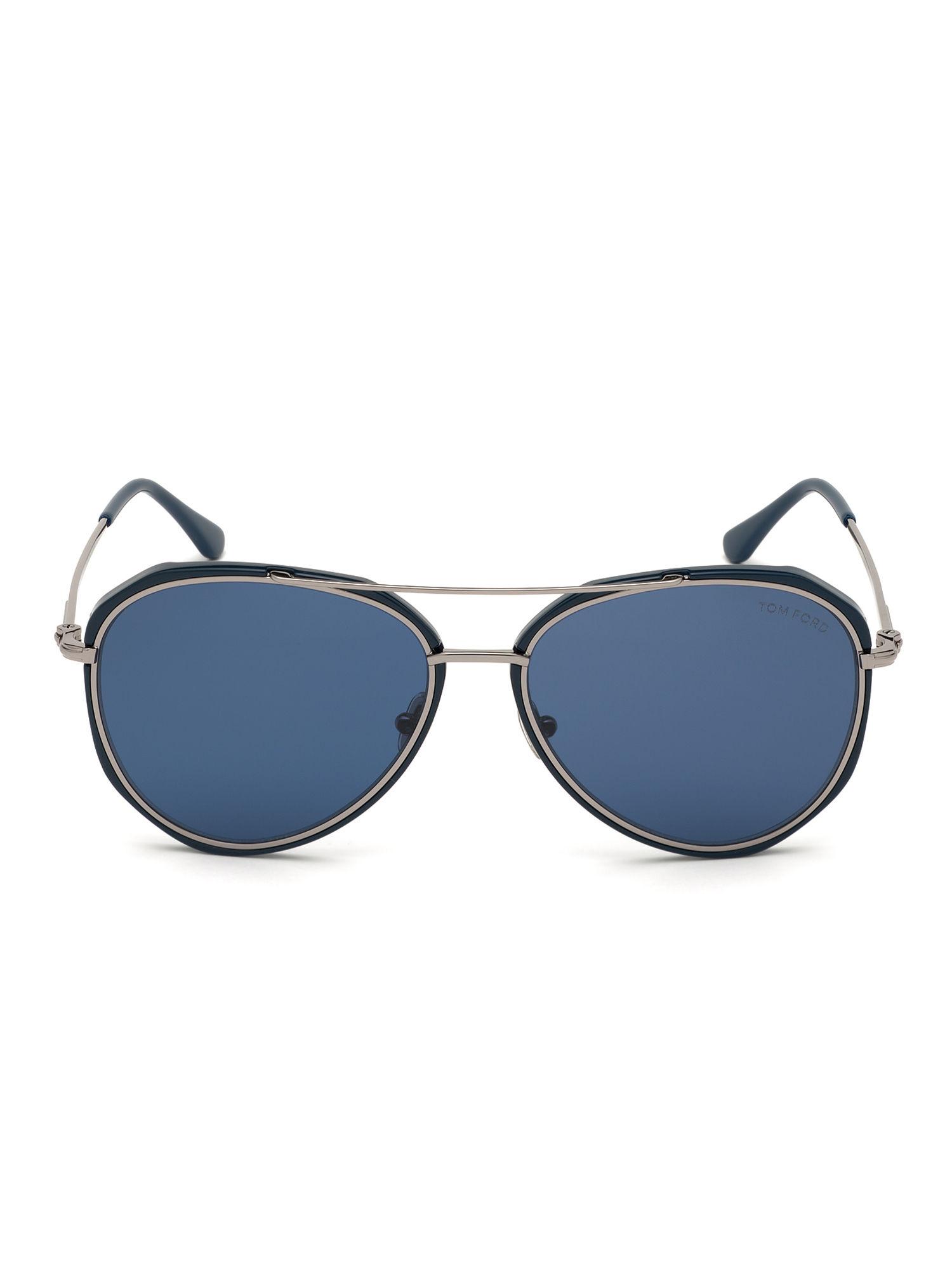 Blue Metal Sunglasses FT0749 60 90V