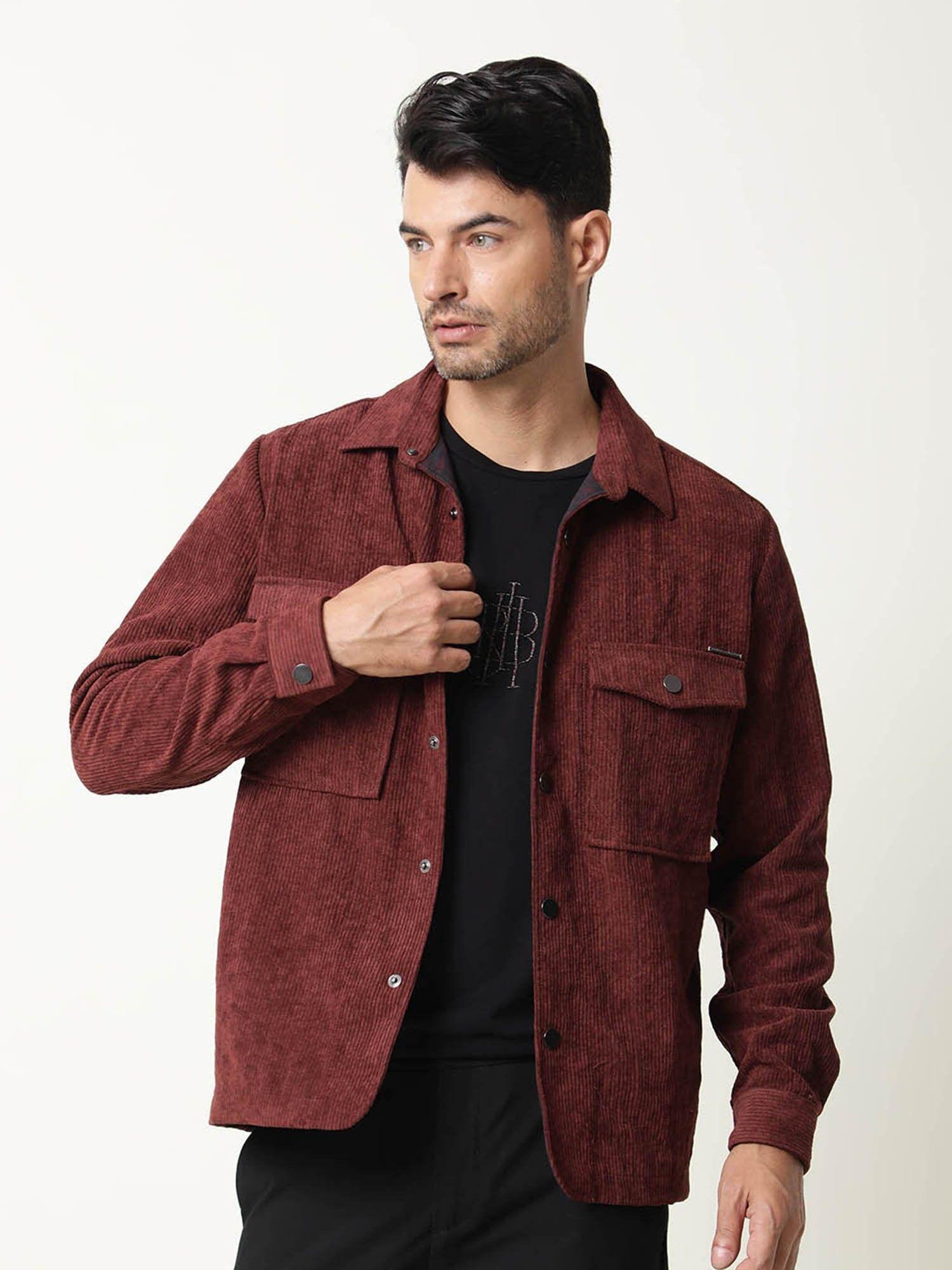 nelli-maroon-cordrouy-trucker-jacket