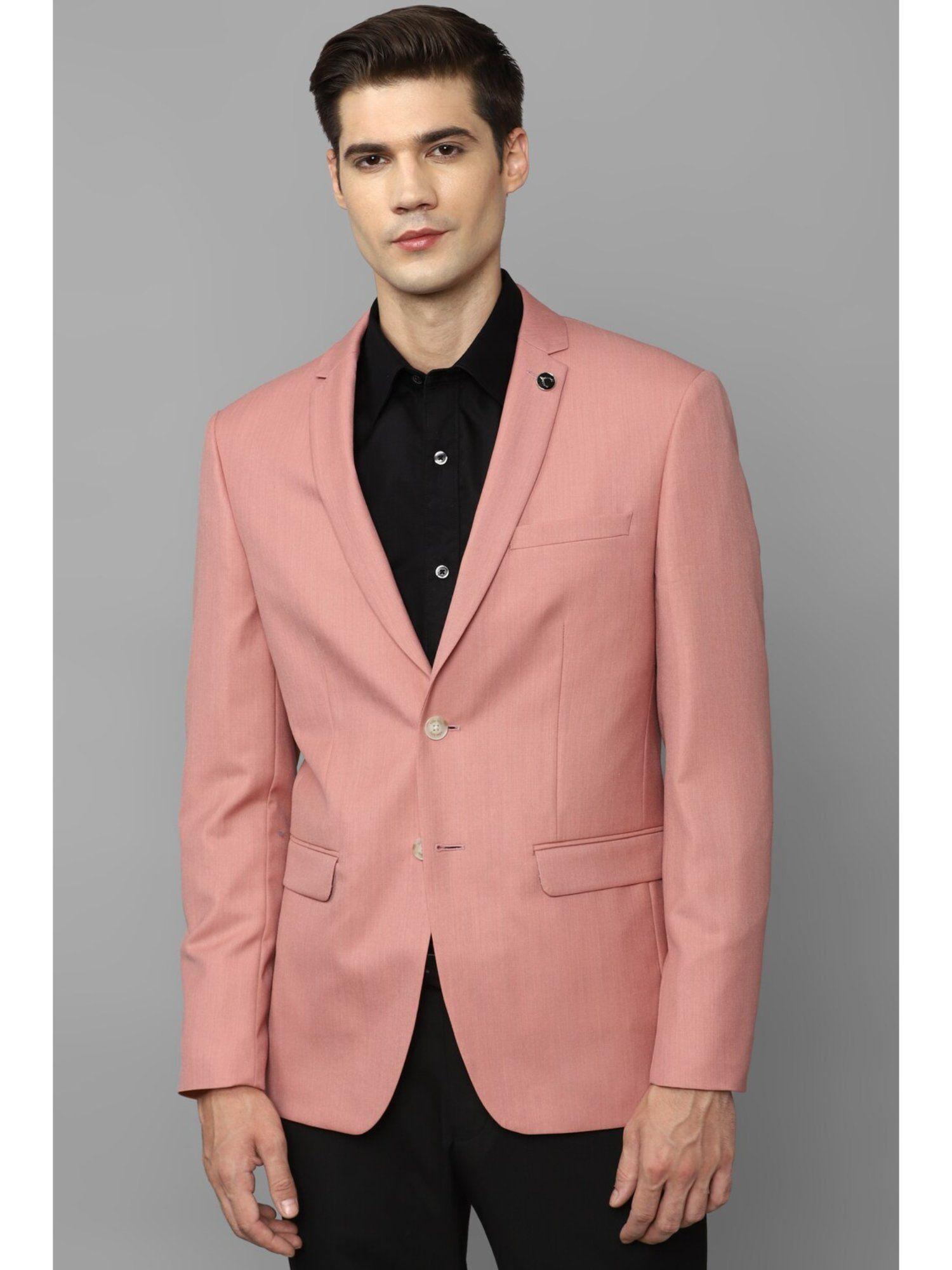 men-pink-slim-fit-textured-formal-blazer