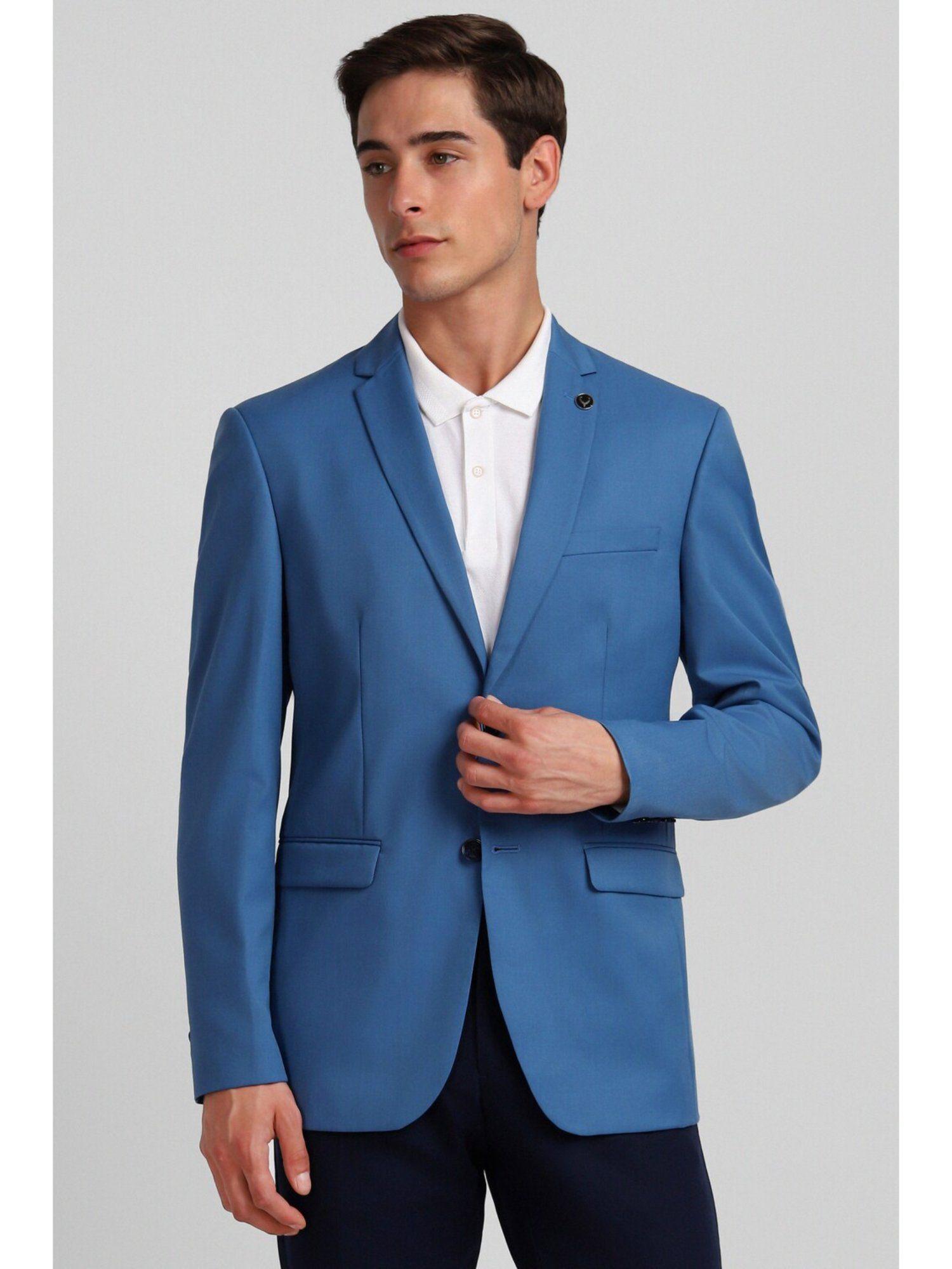 men-blue-slim-fit-solid-casual-blazer