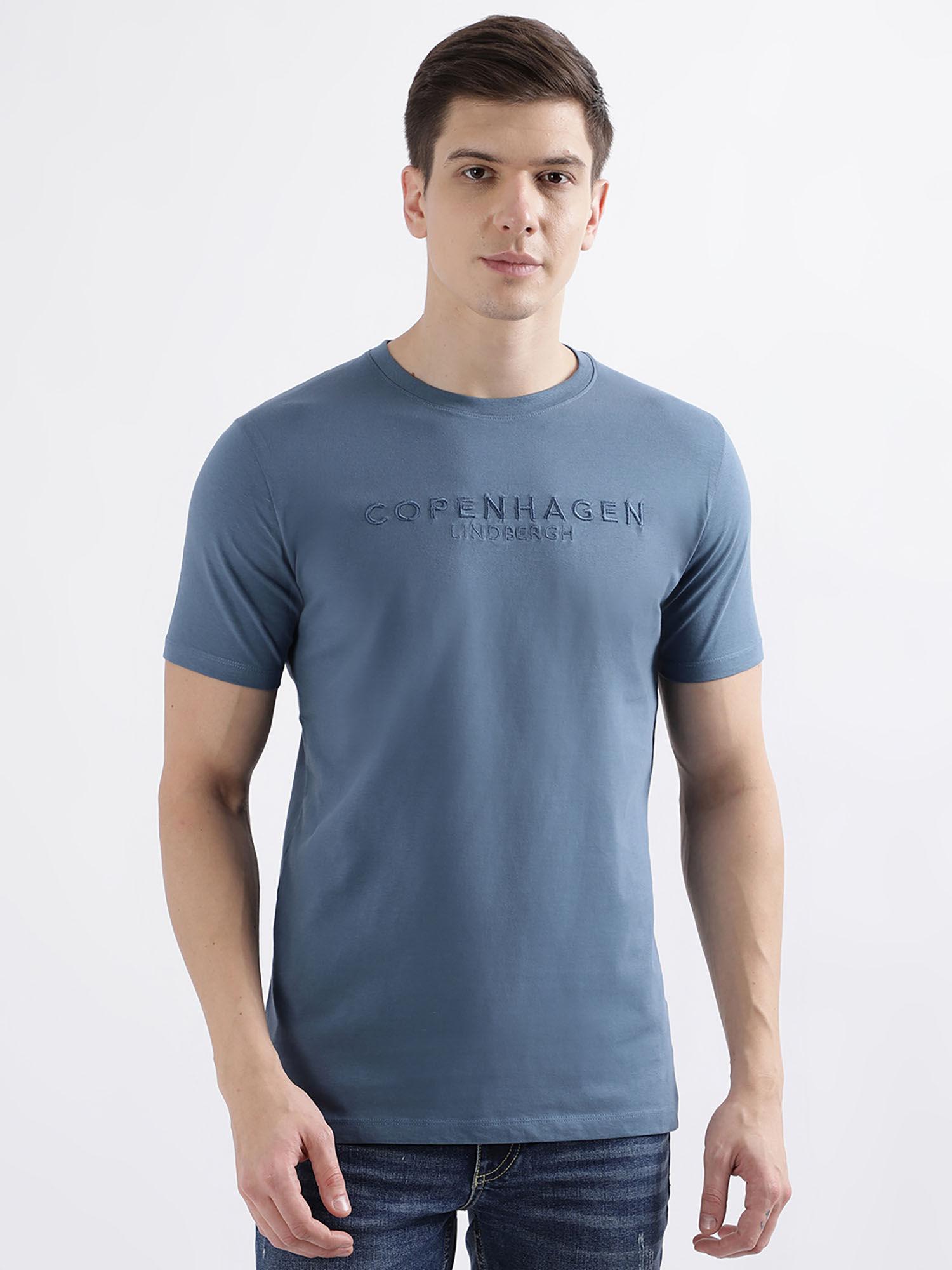 men-solid-round-neck-short-sleeves-t-shirt