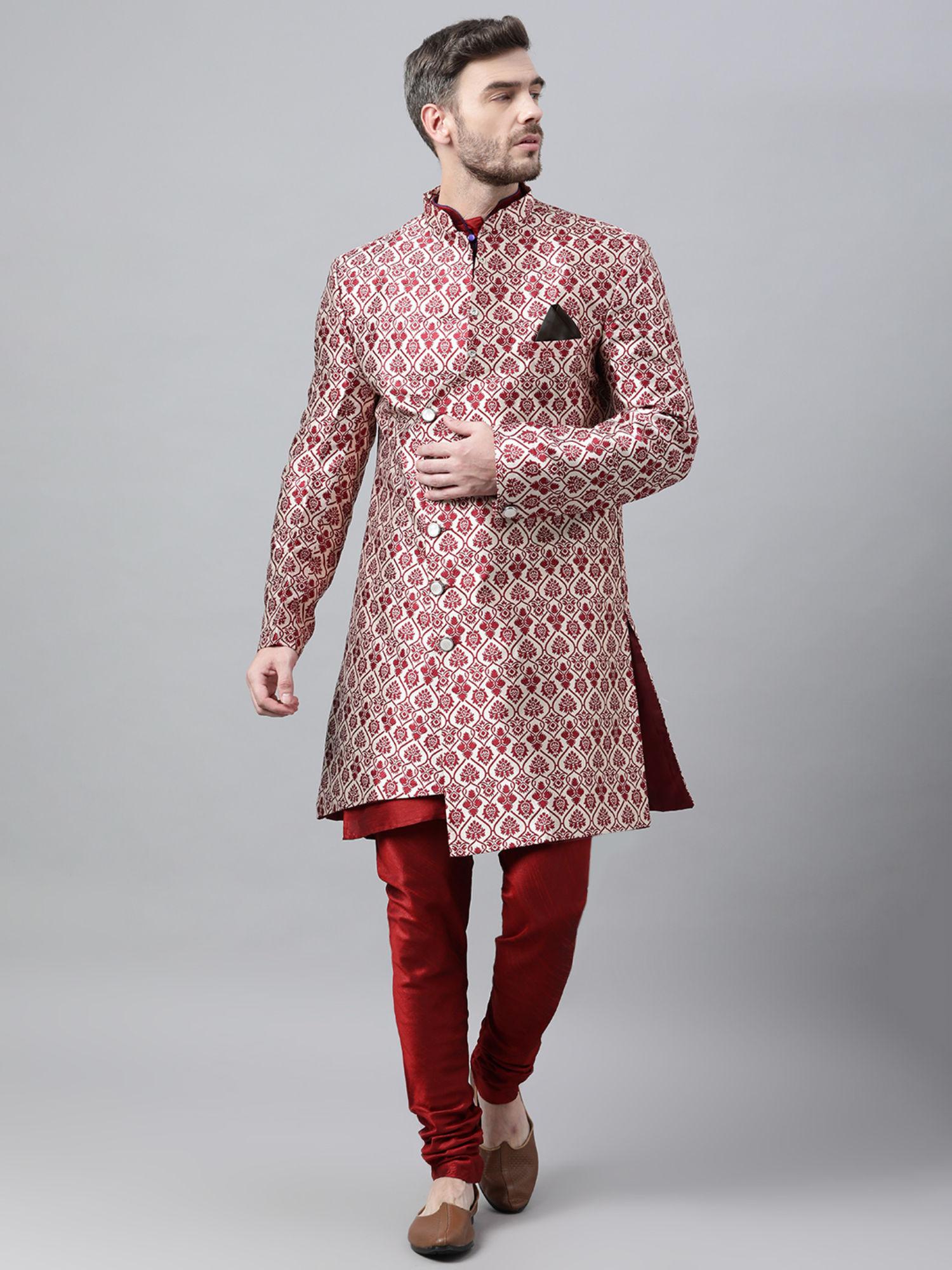 ethnicwear-sherwani-for-men---multi-color