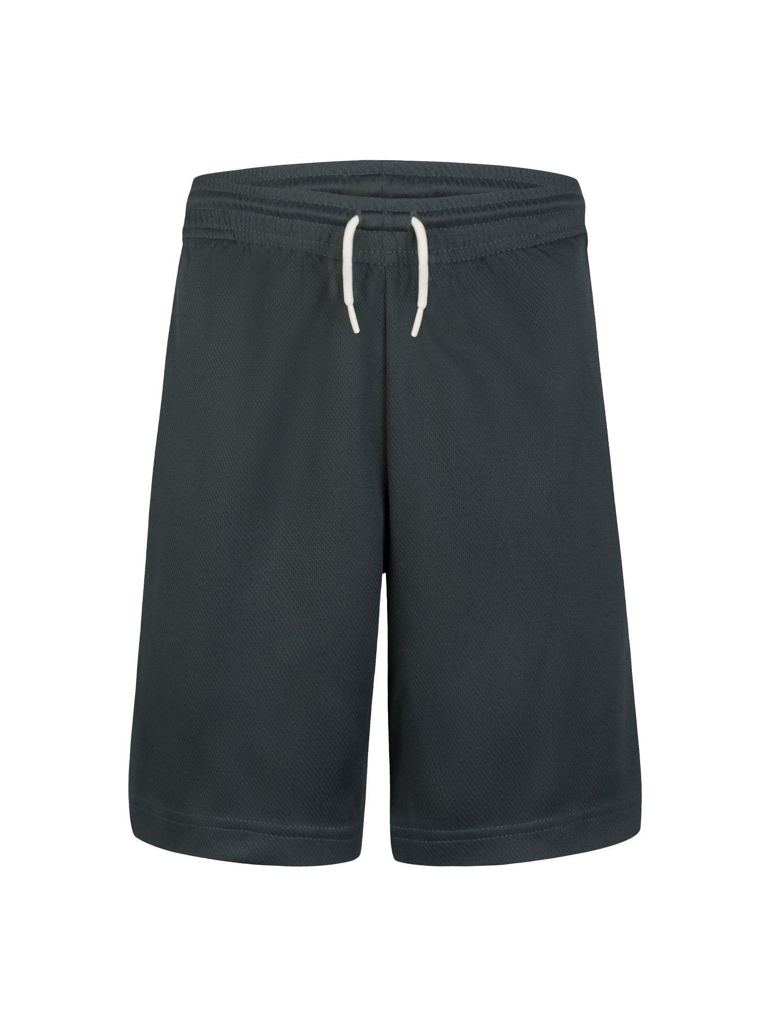 grey-relaxed-mesh-shorts