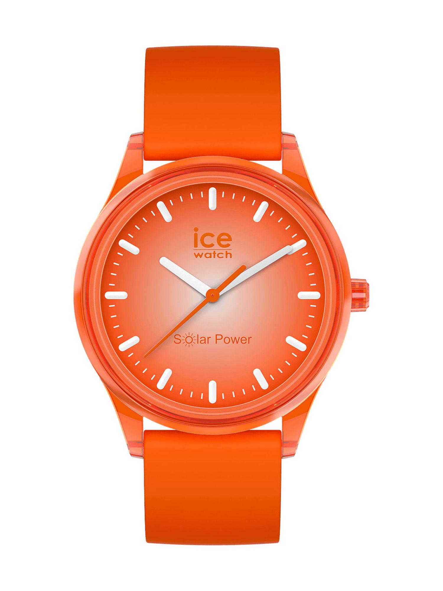 Ice Solar Analog Dial Color Orange Mens Watch-17771