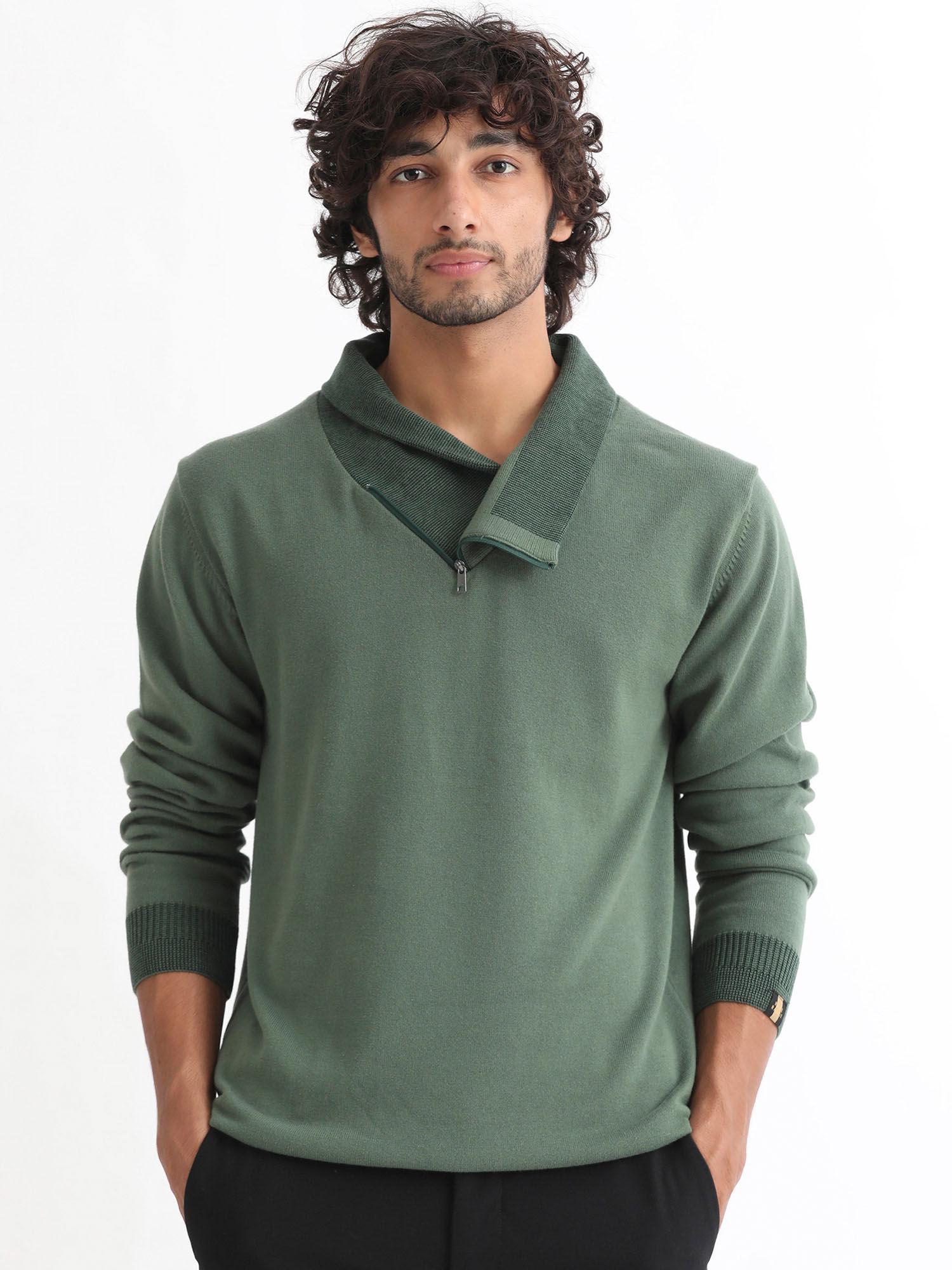 Denver Dark Green Sweater