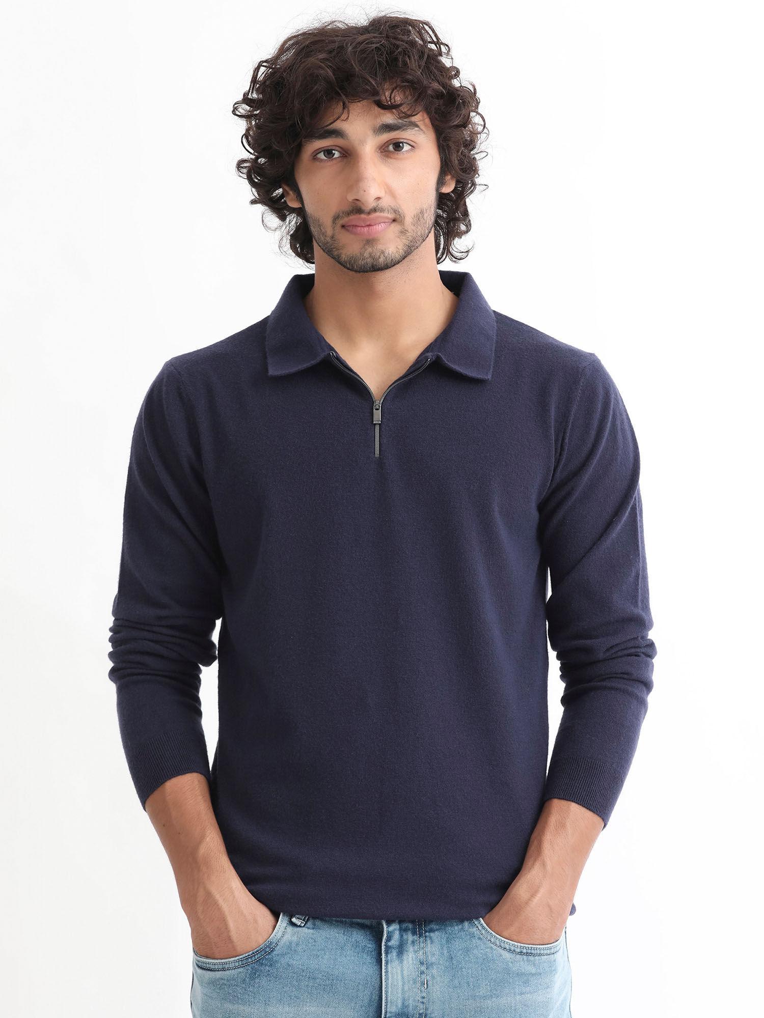 Griffin Primary Navy Blue Sweater