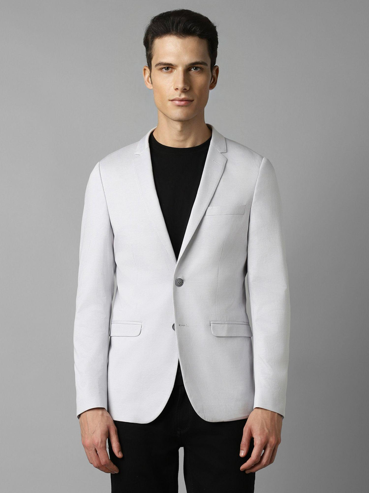 men-grey-super-slim-fit-checks-casual-blazer