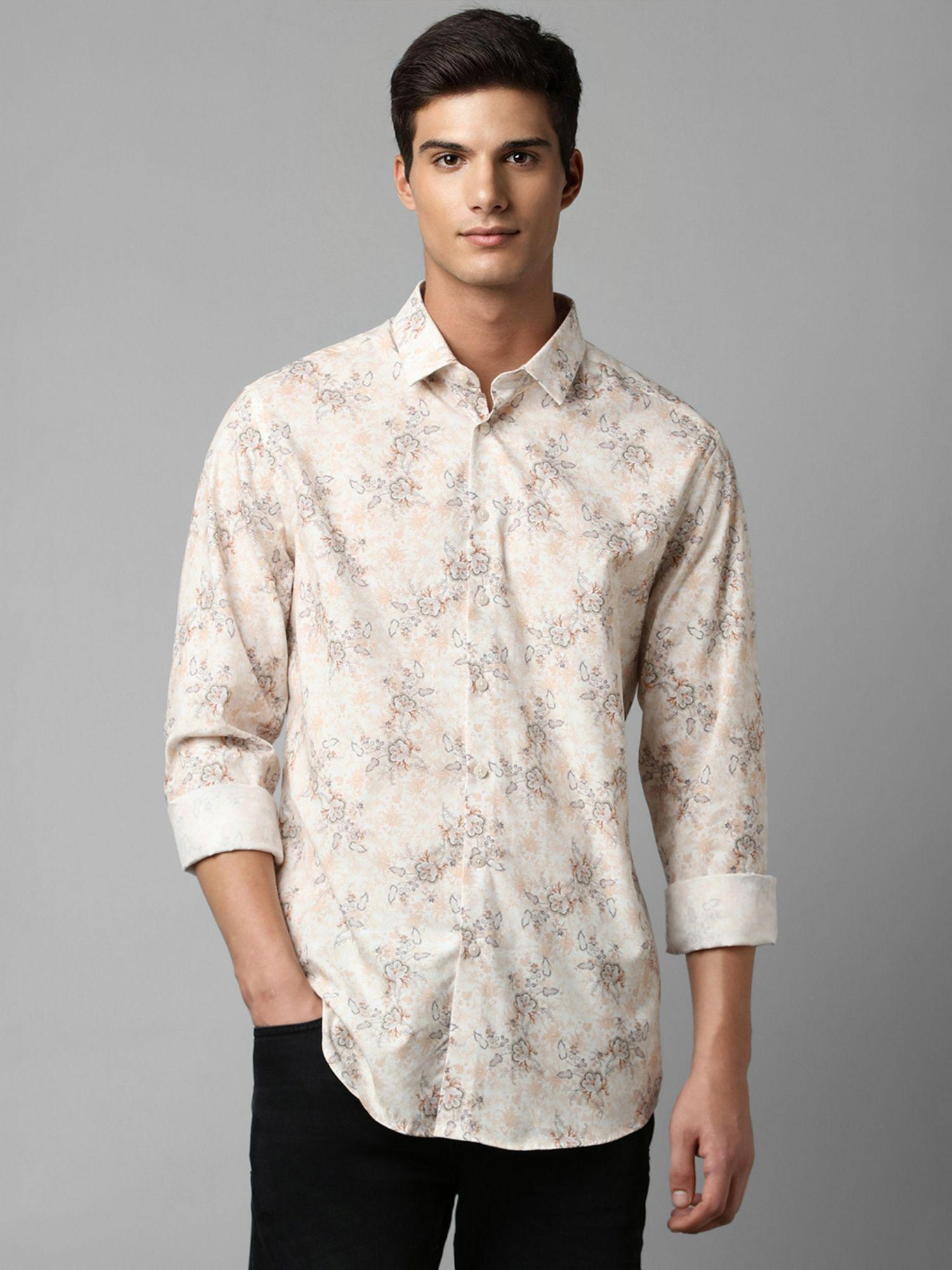 men-cream-slim-fit-print-full-sleeves-casual-shirt