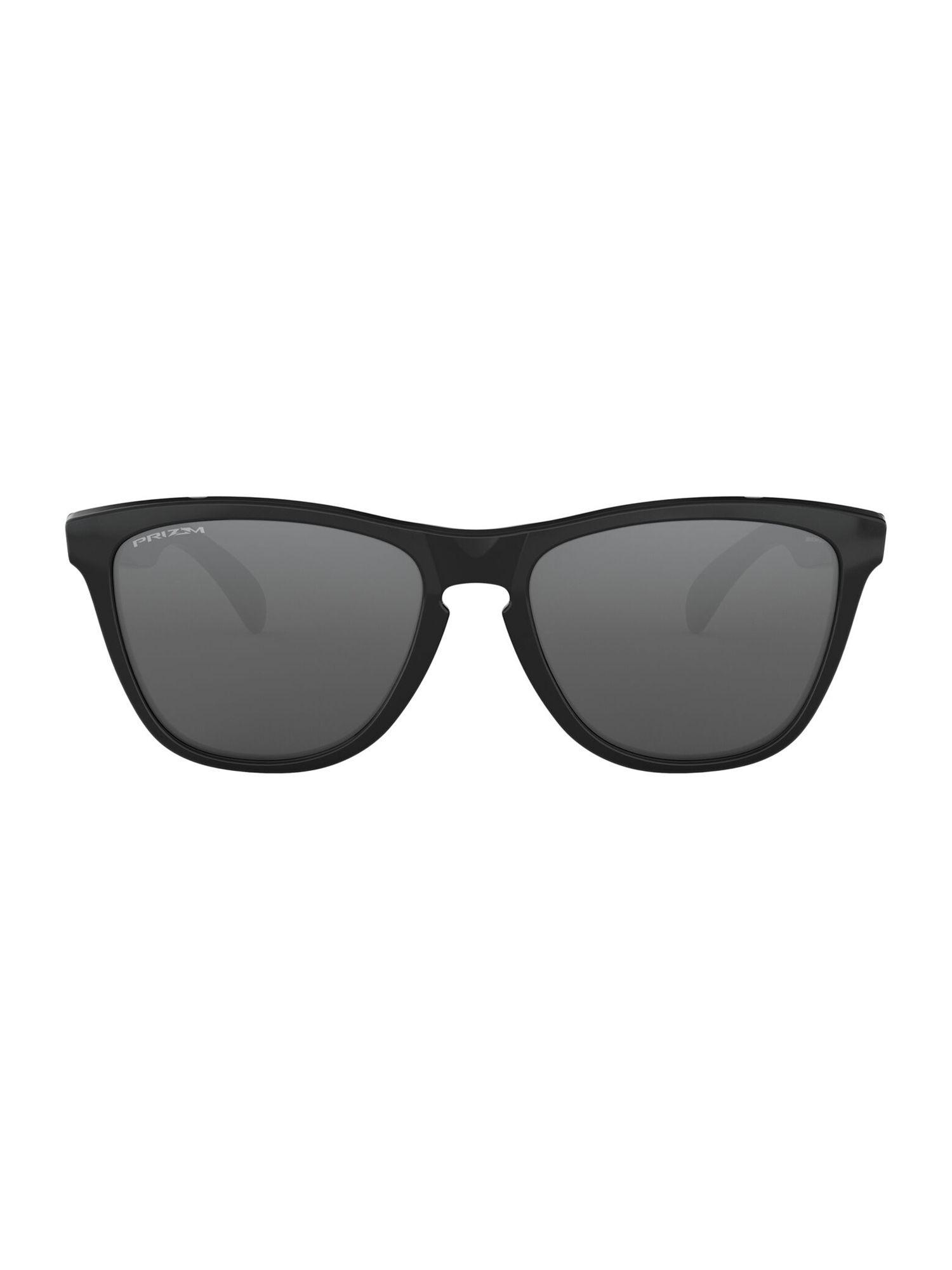 Polished Black Sunglasses(0OO9013I|Square |Black Frame|Grey Lens |55 mm )