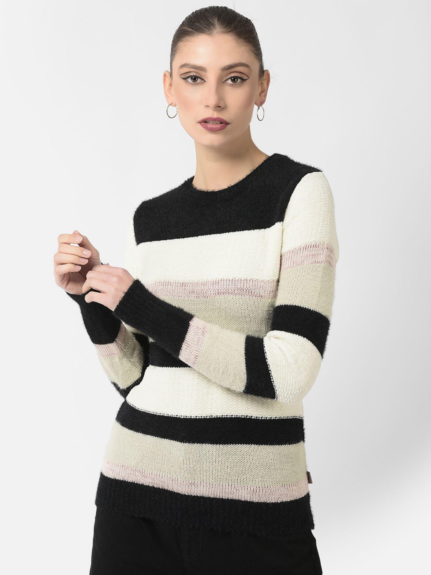 Women Colorblock Sweater