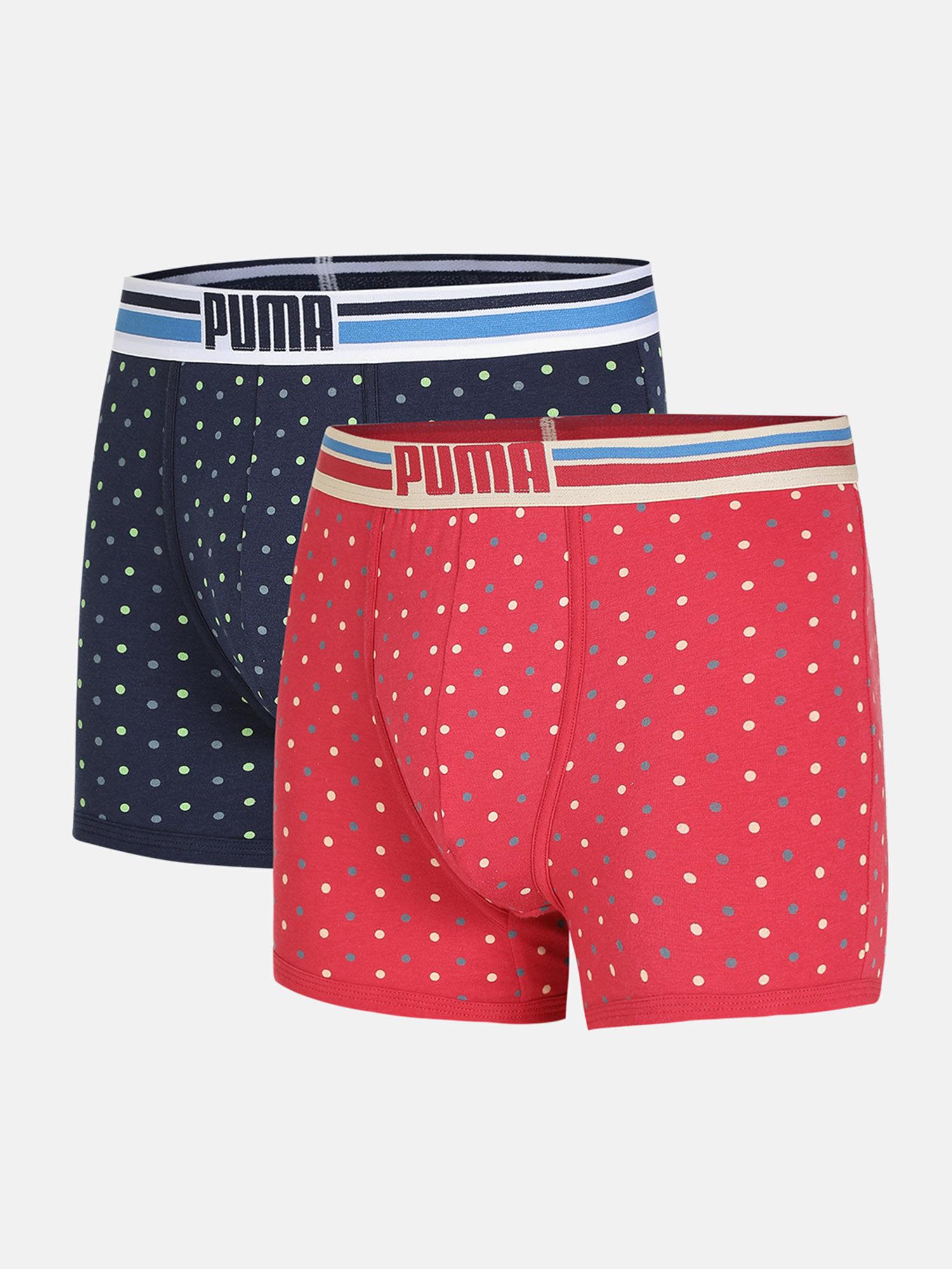 red-&-navy-blue-stretch-polka-trunks-(pack-of-2)