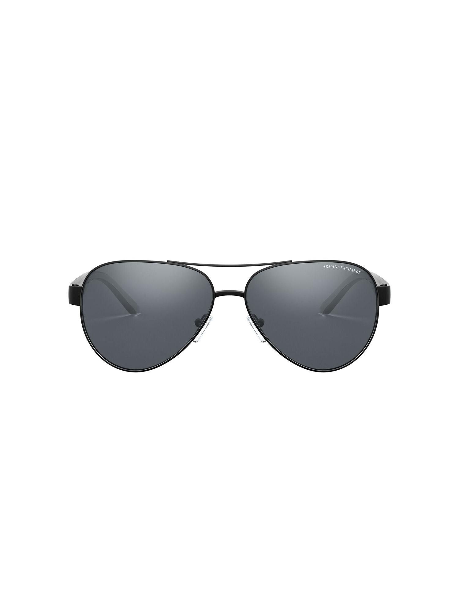 0AX2034S Geometric Sport Mirror Grey Lens Pilot Male Sunglasses