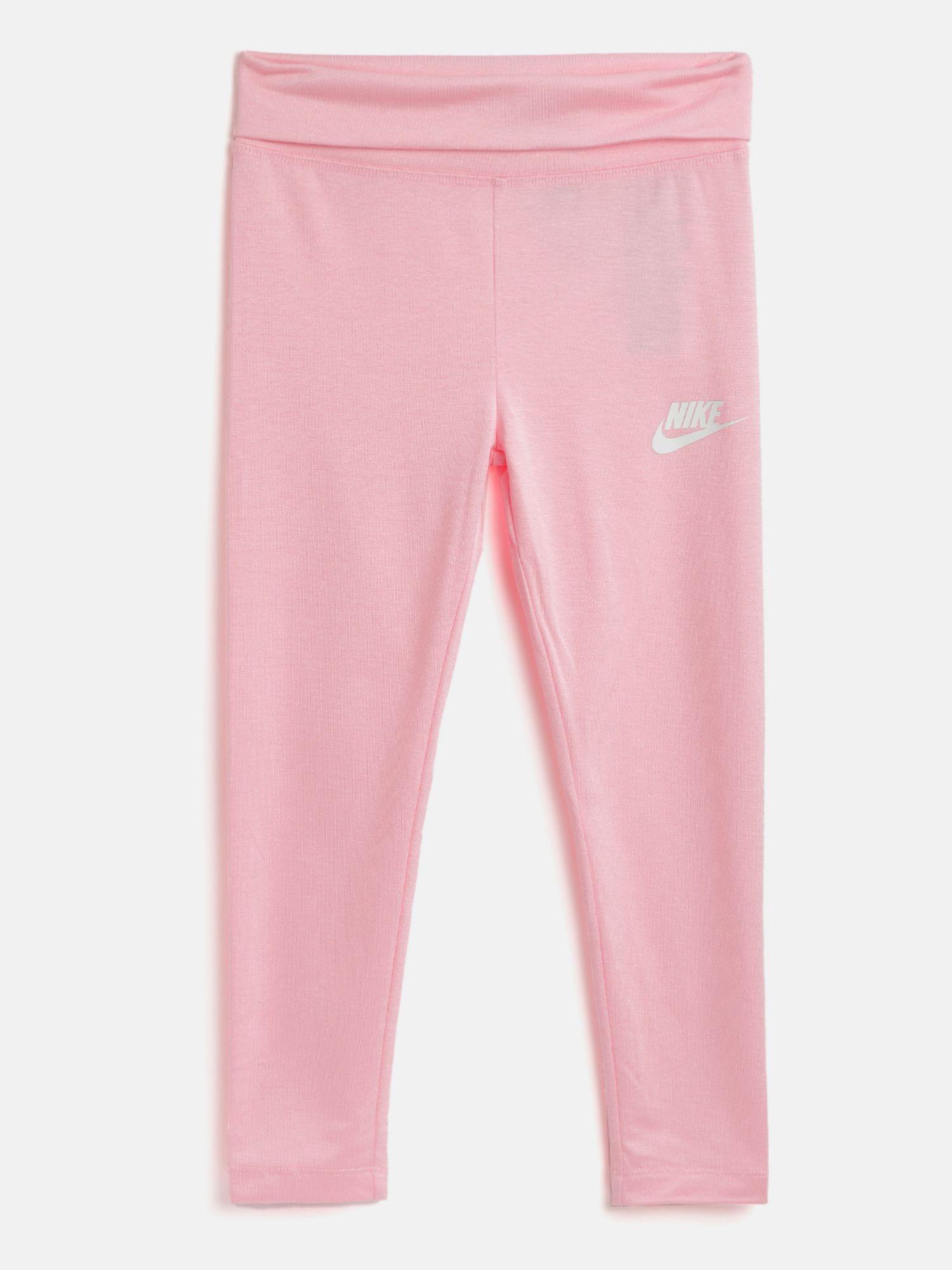 girls-pink-solid-plain-leggings