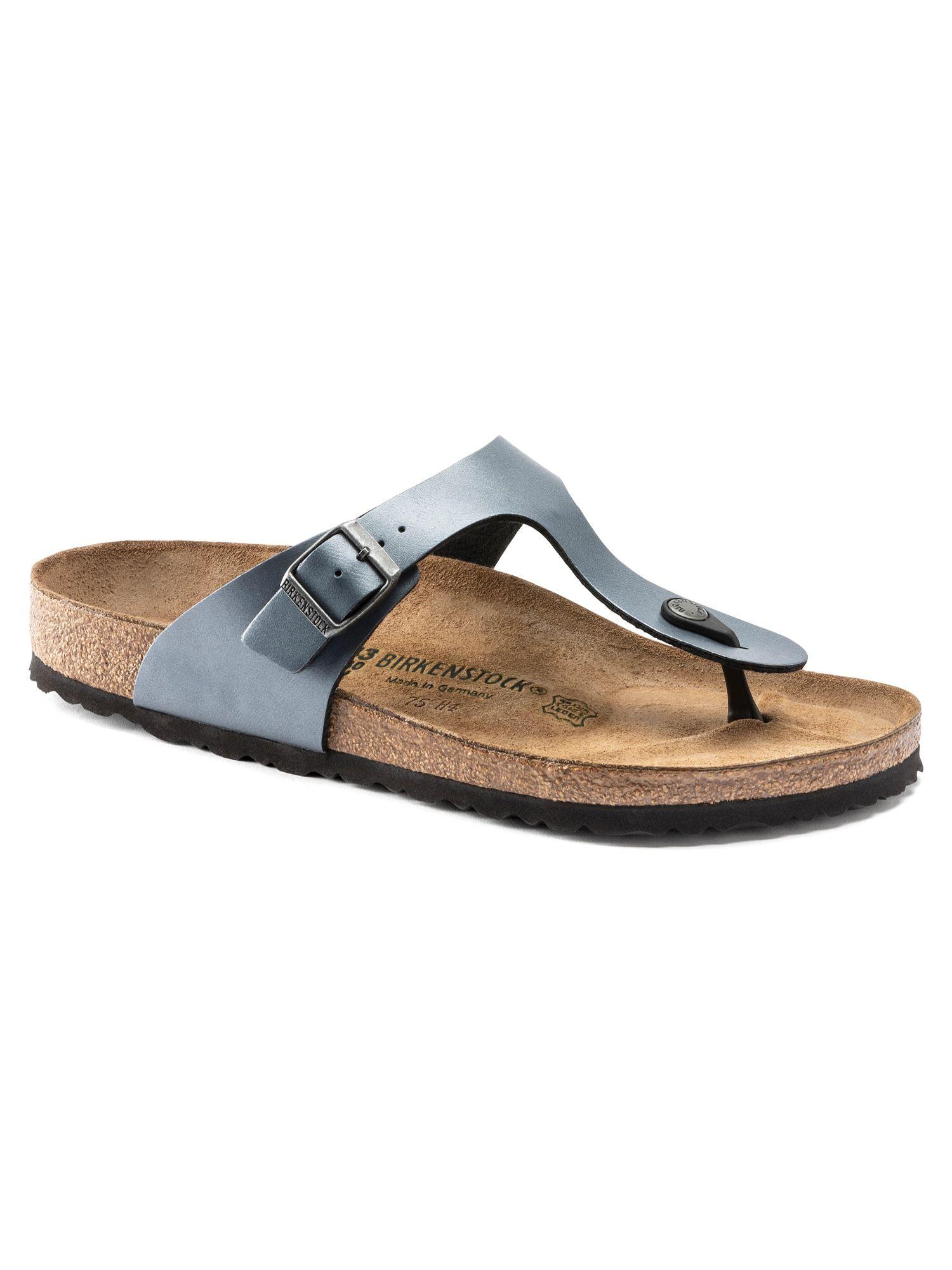 Gizeh Solid Grey Regular Width Unisex Thong Sandals