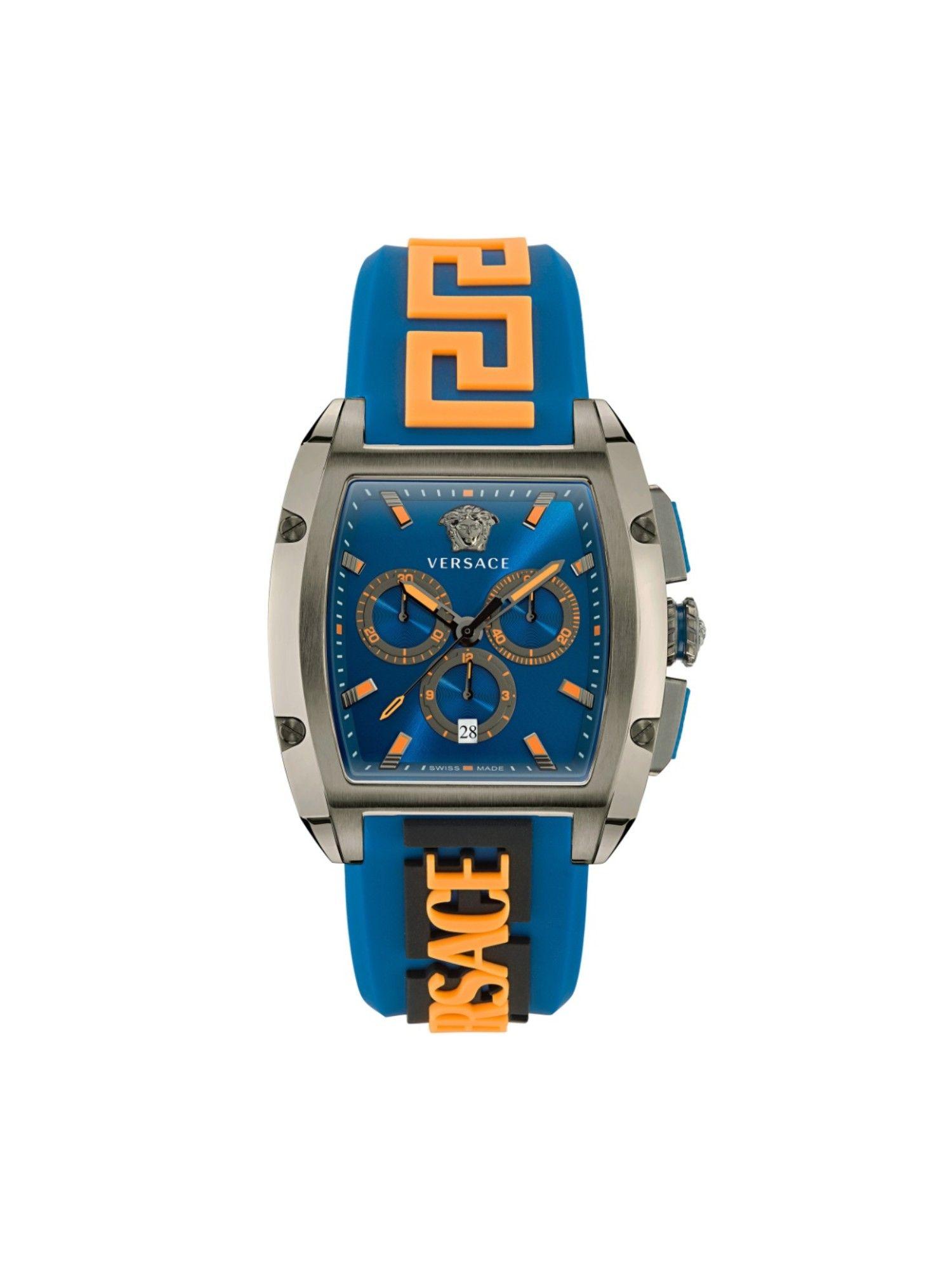 Multifunctional Mens Analog Blue Dial Coloured Quartz Watch - VE6H00323 (M)