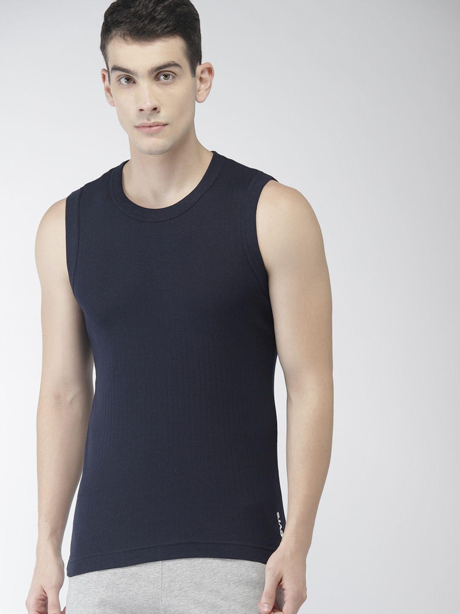 men-cotton-100-ca-solid-sleeveless-gym-vest-blue