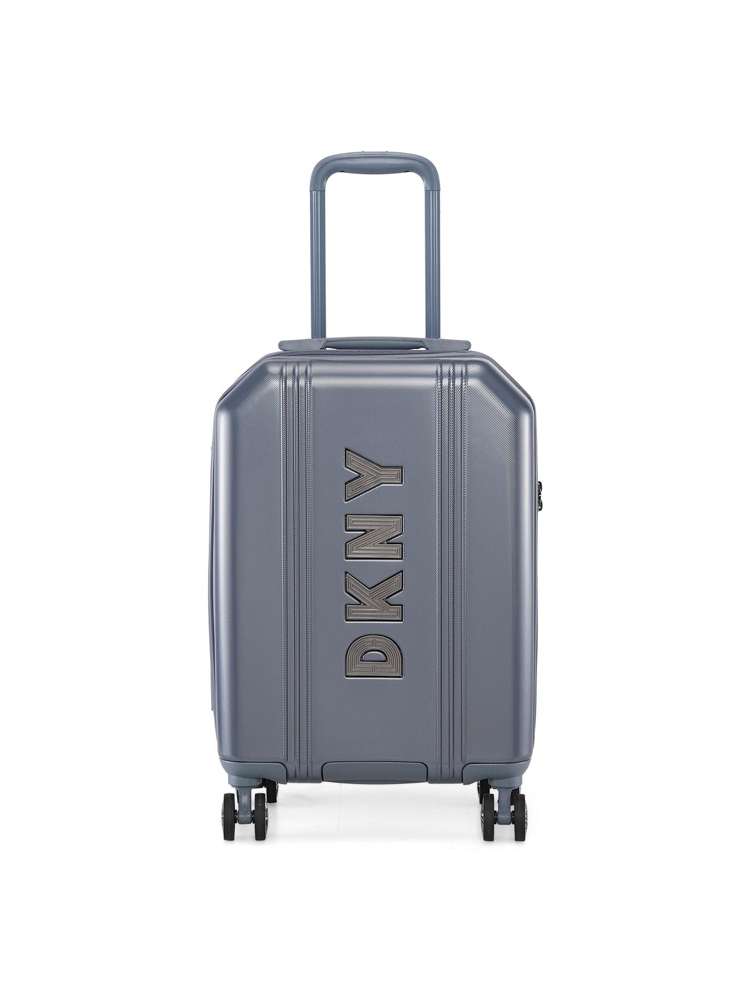 Show Stopper Blue Suede Color Abs Hard Cabin Trolley