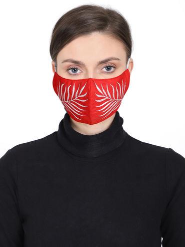 3-ply-reusable-red-&-white-embroidered-cotton-fabric-fashion-mask