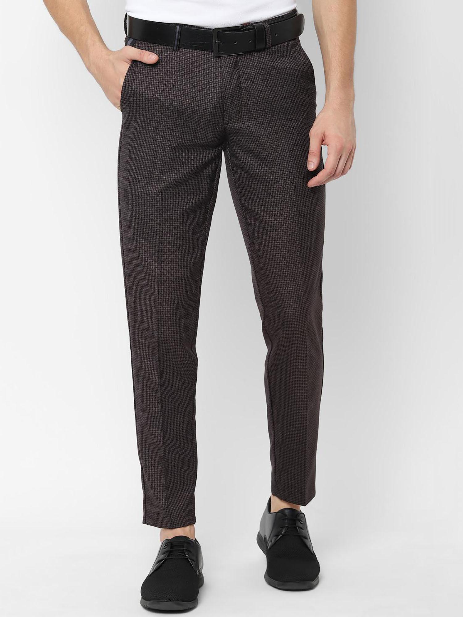brown-self-designed-mid-waist-trouser