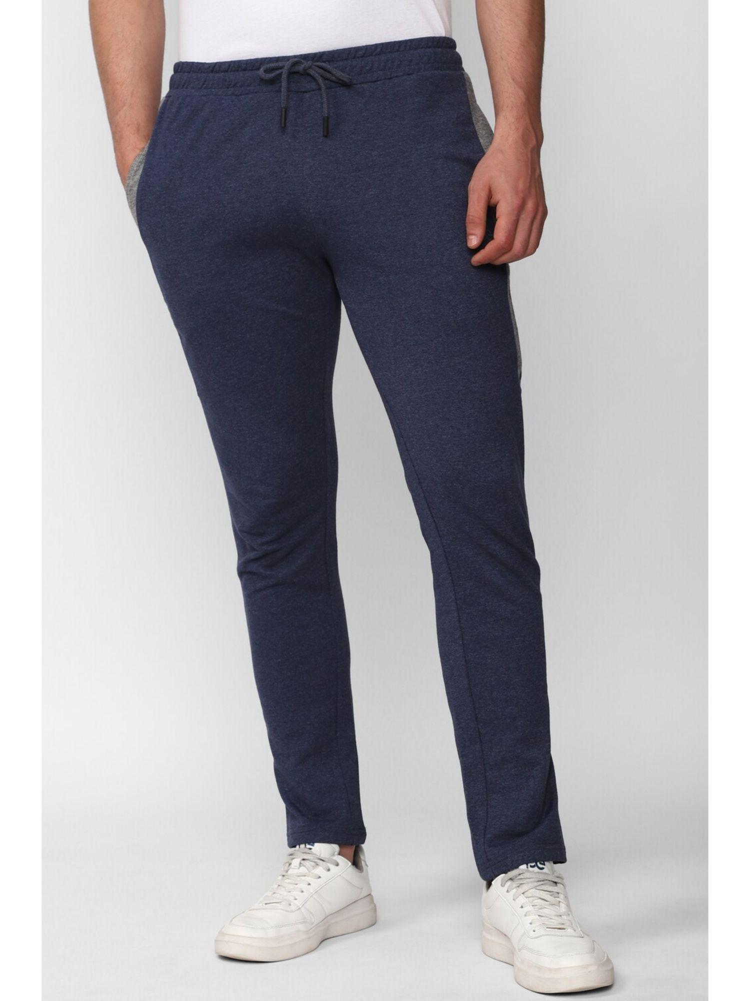 men-navy-solid-casual-track-pants
