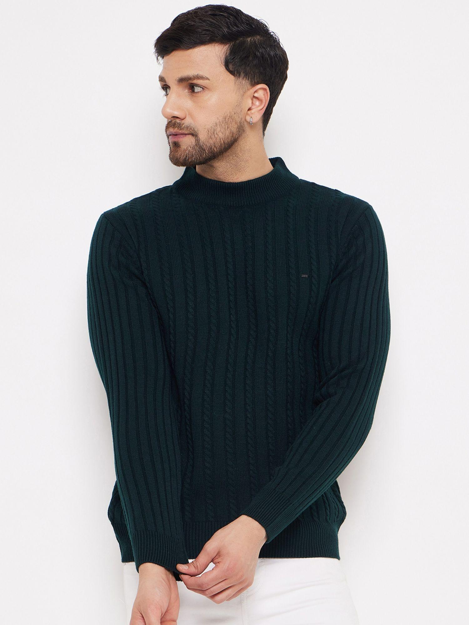 green-acrylic-sweater