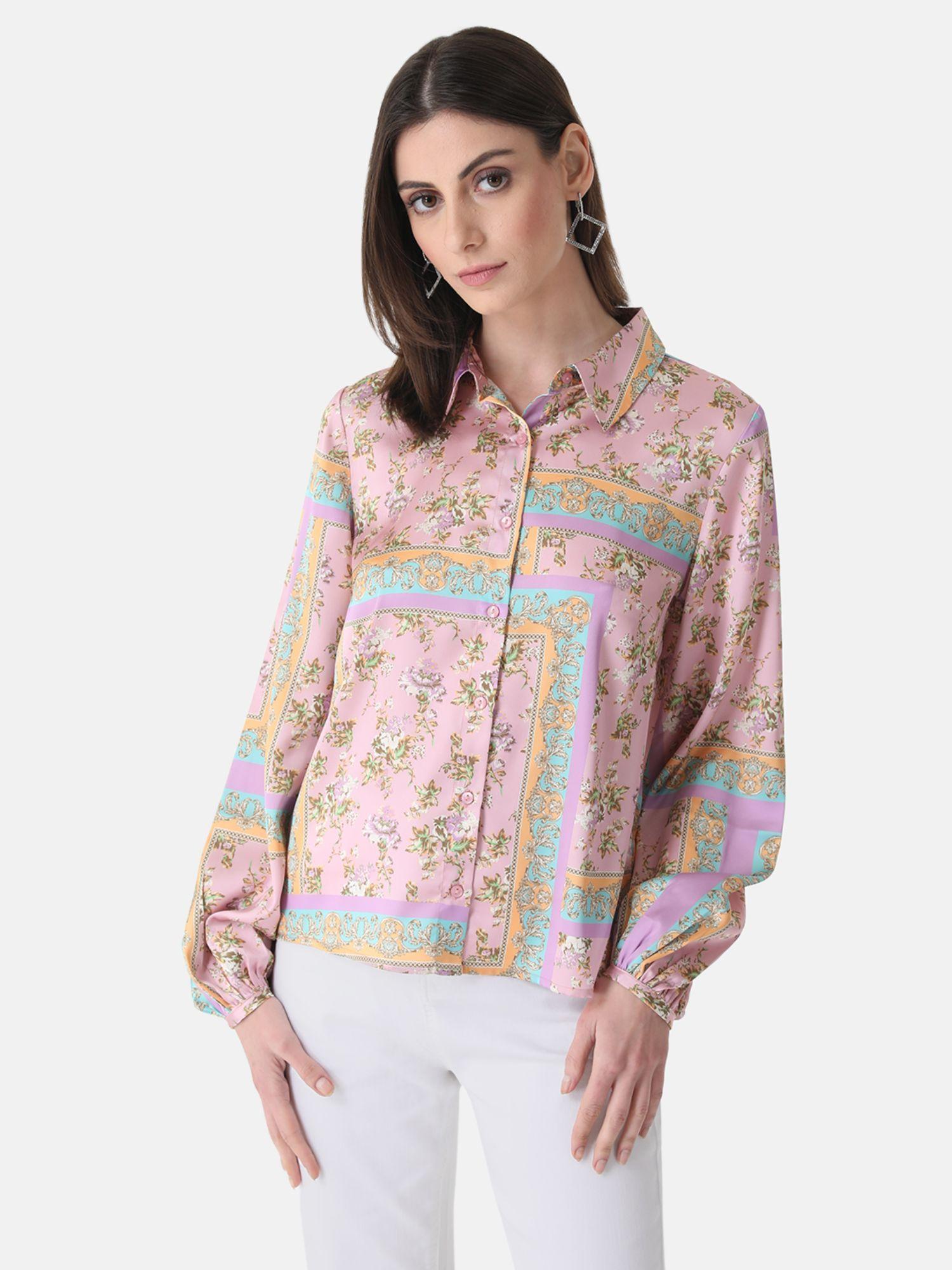 Multi-Color Floral Classic Shirt
