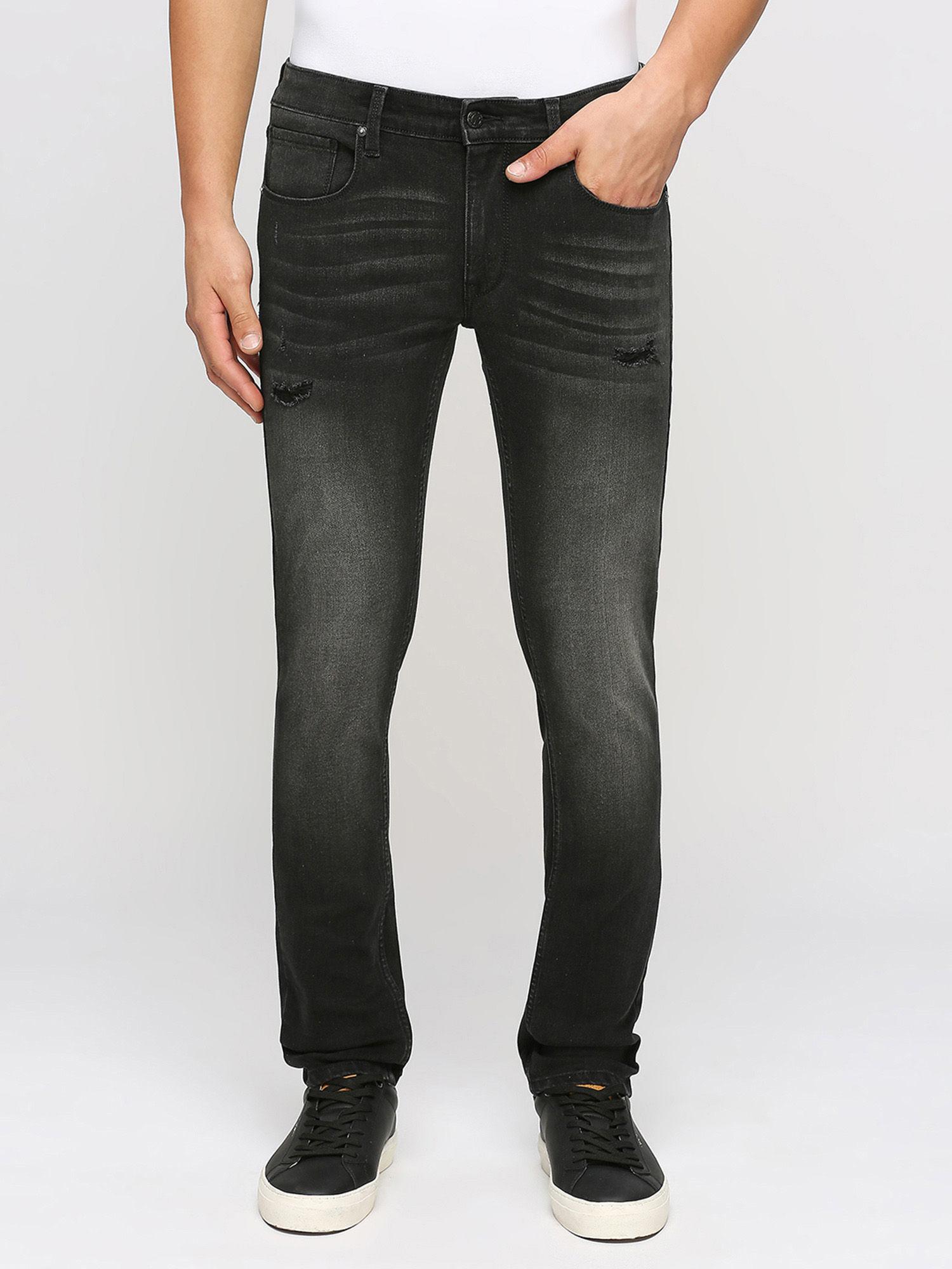 Vapour Tapered Fit Low Waist Jeans Black