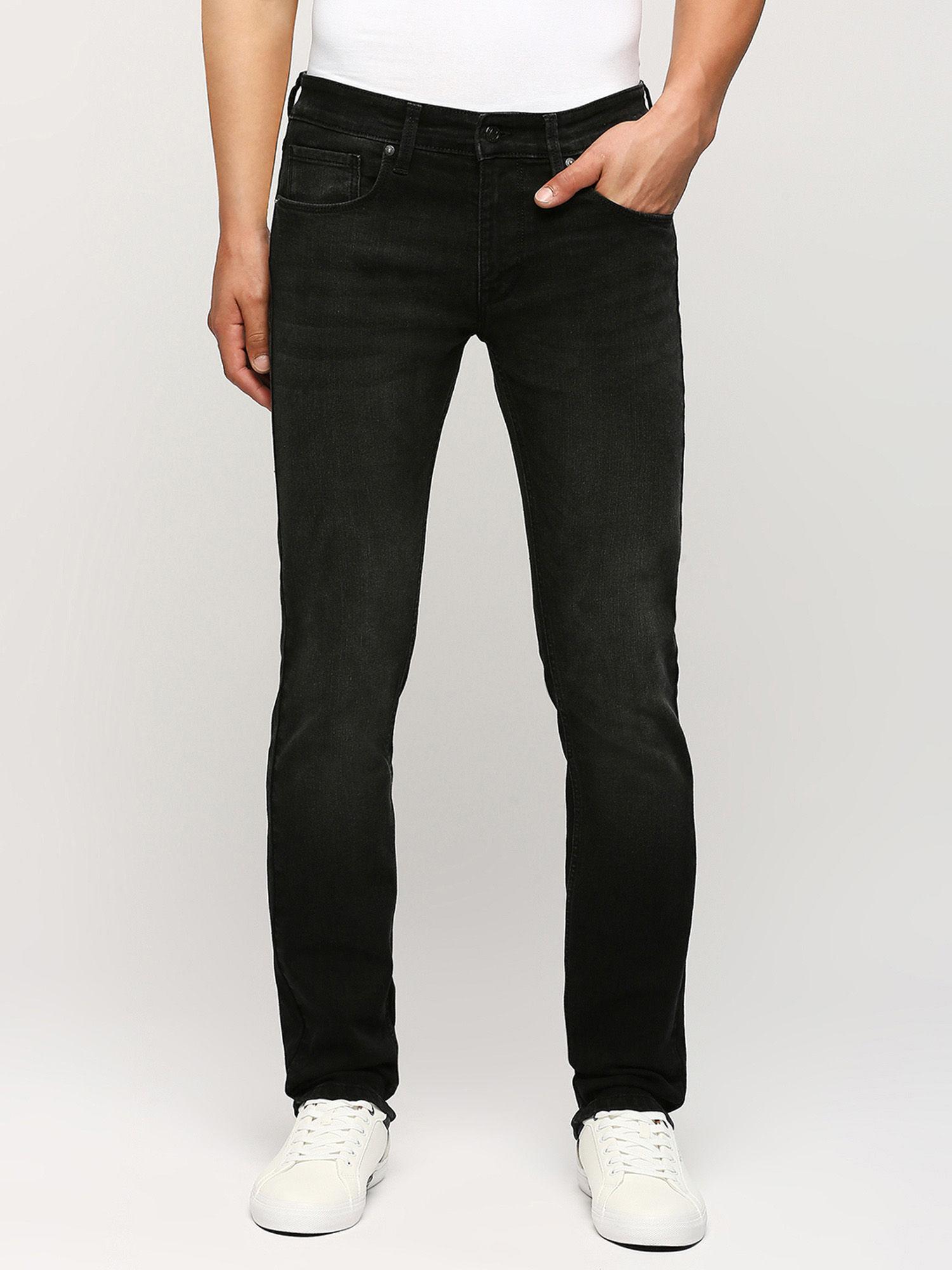 vapour-slim-fit-mid-waist-jeans-black